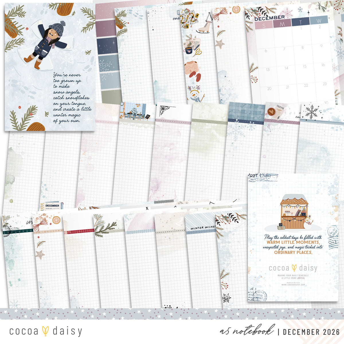 Insert or Notebook Only Subscription - Choose your size - 1 month