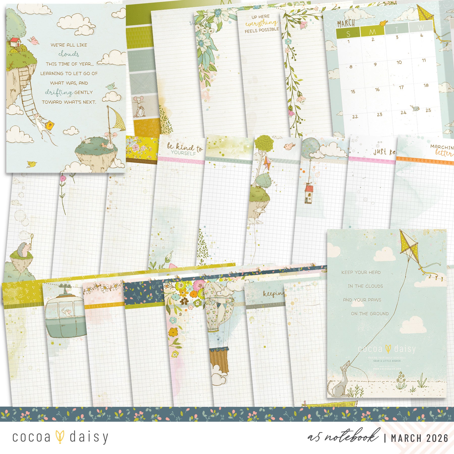 Insert or Notebook Only Subscription - Choose your size - 1 month