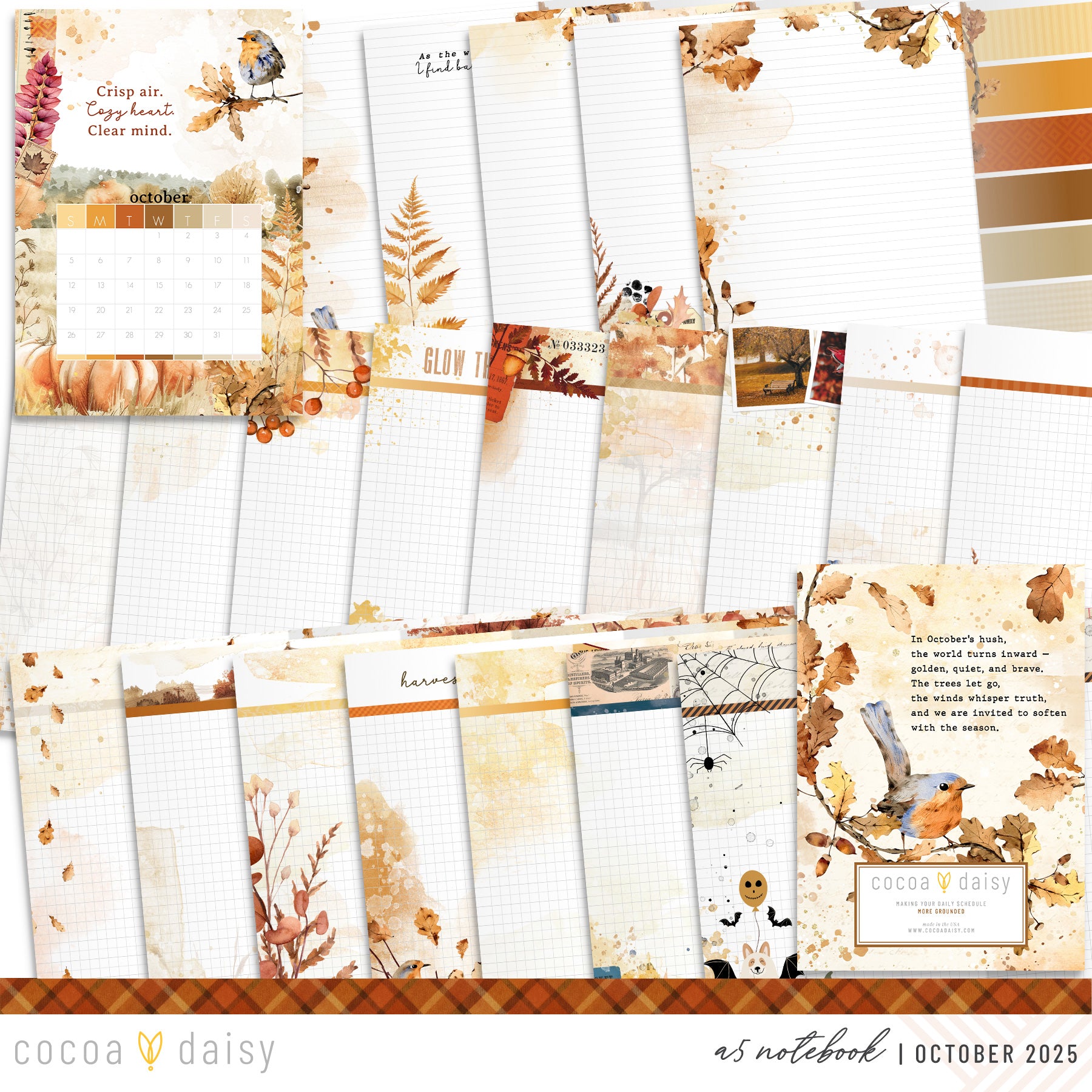 Insert or Notebook Only Subscription - Choose your size - 1 month