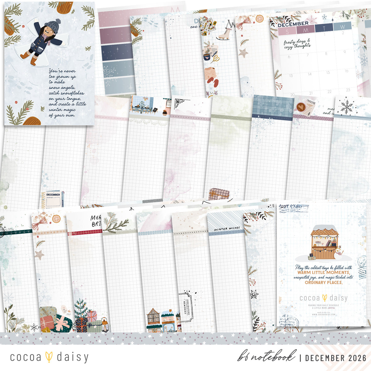 Insert or Notebook Only Subscription - Choose your size - 1 month