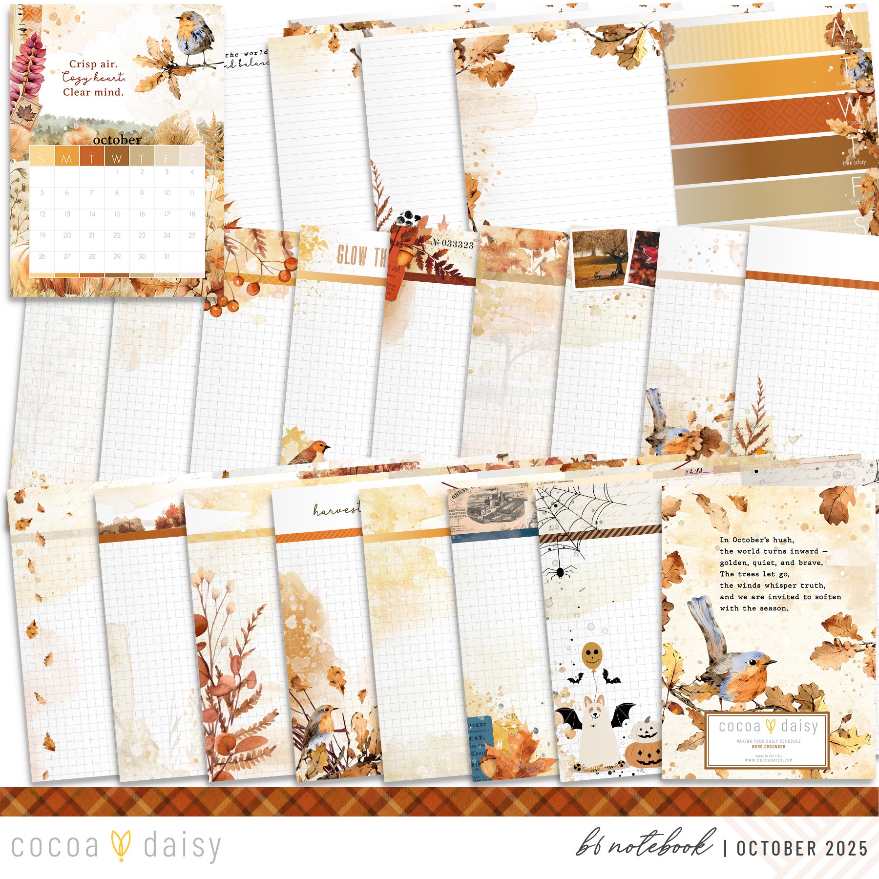 Insert or Notebook Only Subscription - Choose your size - 1 month