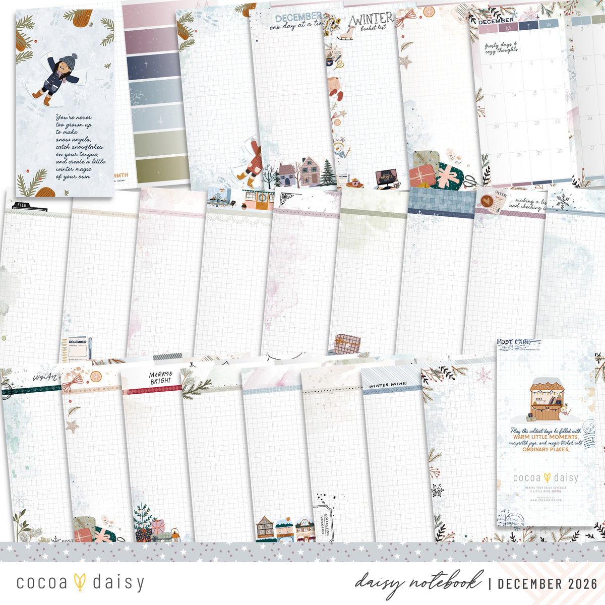 Insert or Notebook Only Subscription - Choose your size - 1 month