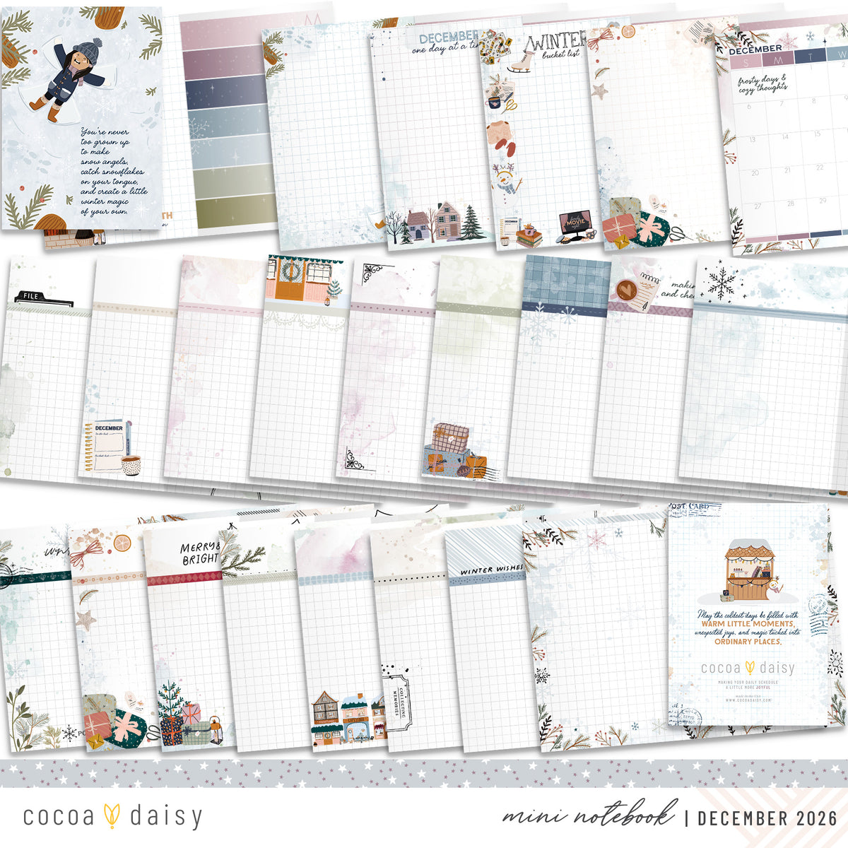 Insert or Notebook Only Subscription - Choose your size - 1 month