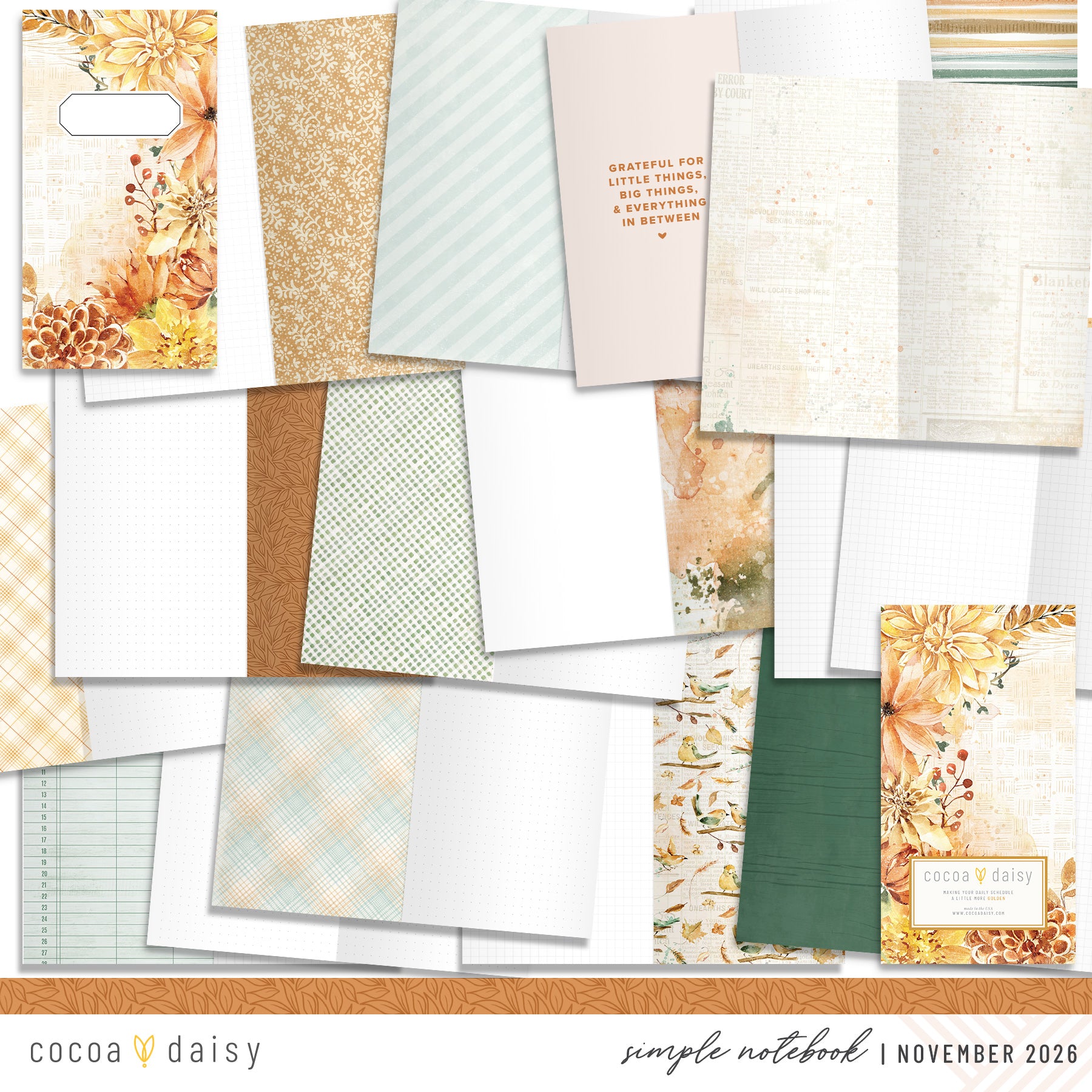 SimpleDaisy Notebook Subscription - 1 month