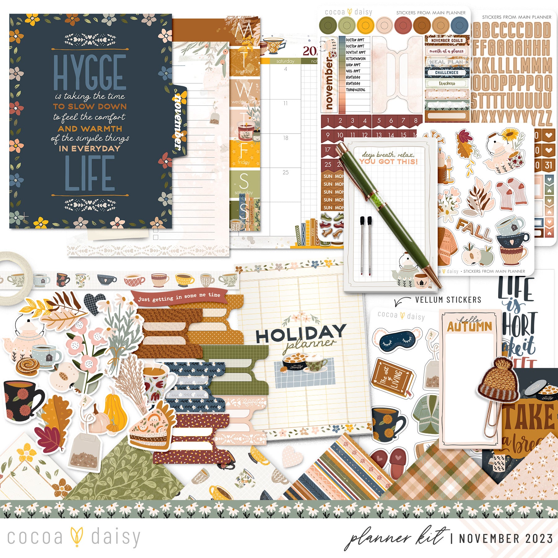 Home Sweet Home Planner Kit - Choose your insert November 2023