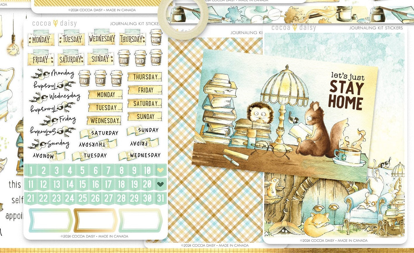 Chapters Vellum Journaling Sticker Kit ONLY - November 2024