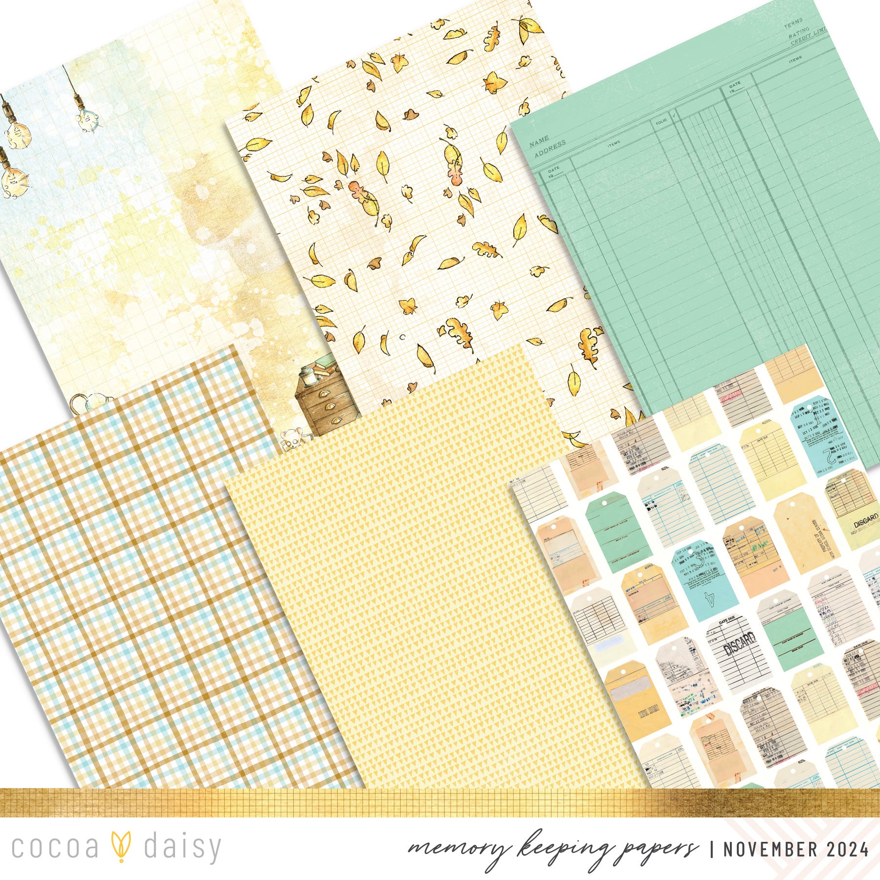 Chapters Scrapbooking Kit - Choose Your Add On - November 2024