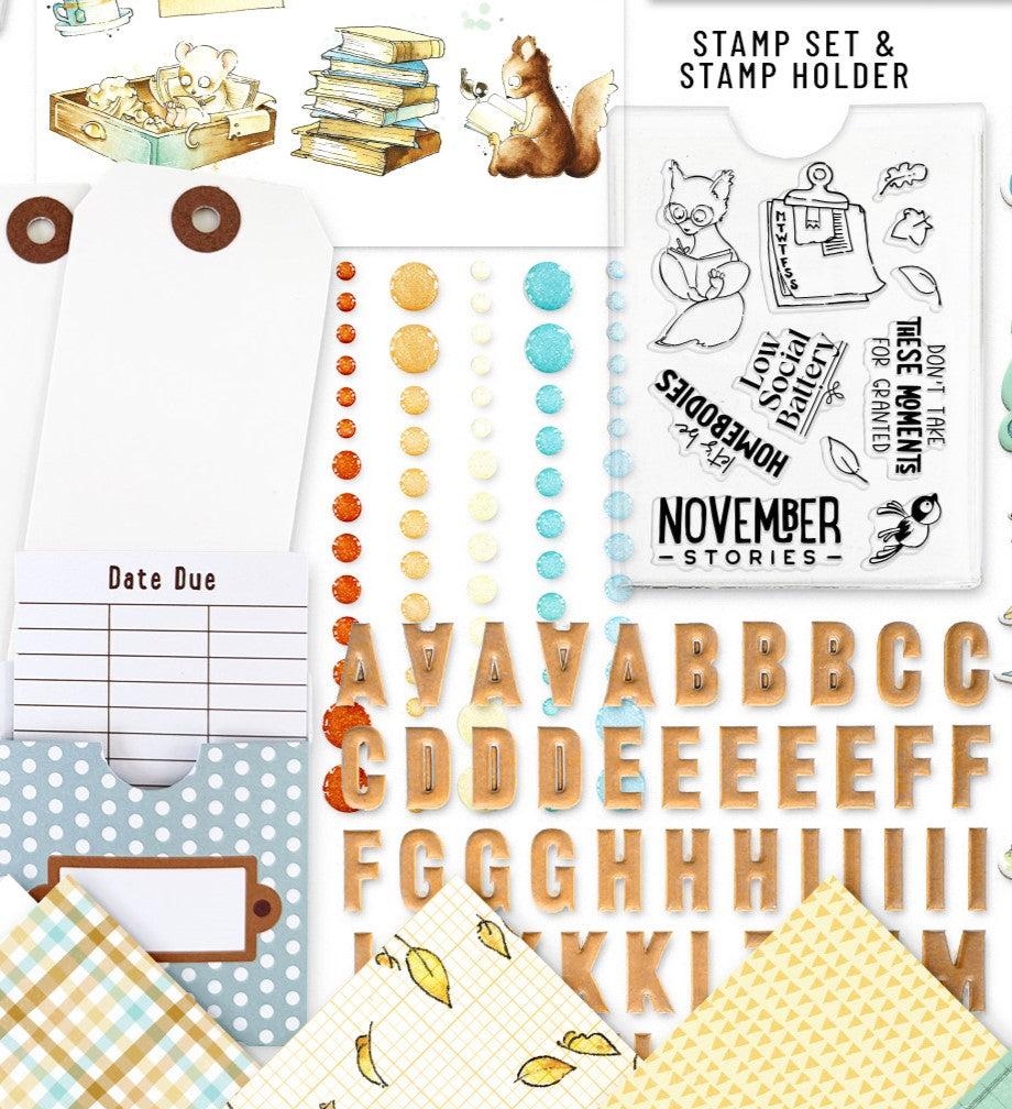 Chapters Enamel Glitter Dots - November 2024