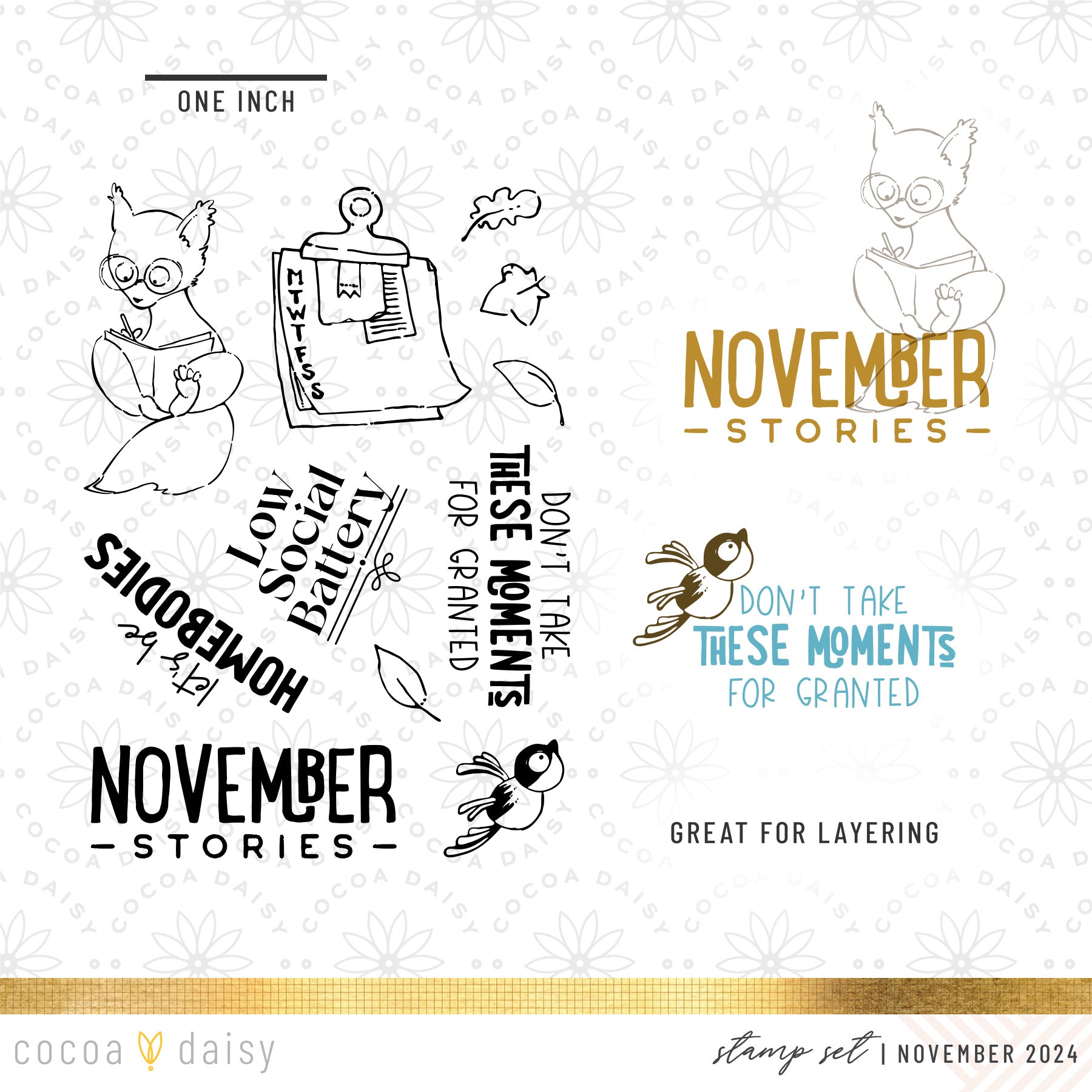 Chapters Scrapbooking Kit - Choose Your Add On - November 2024