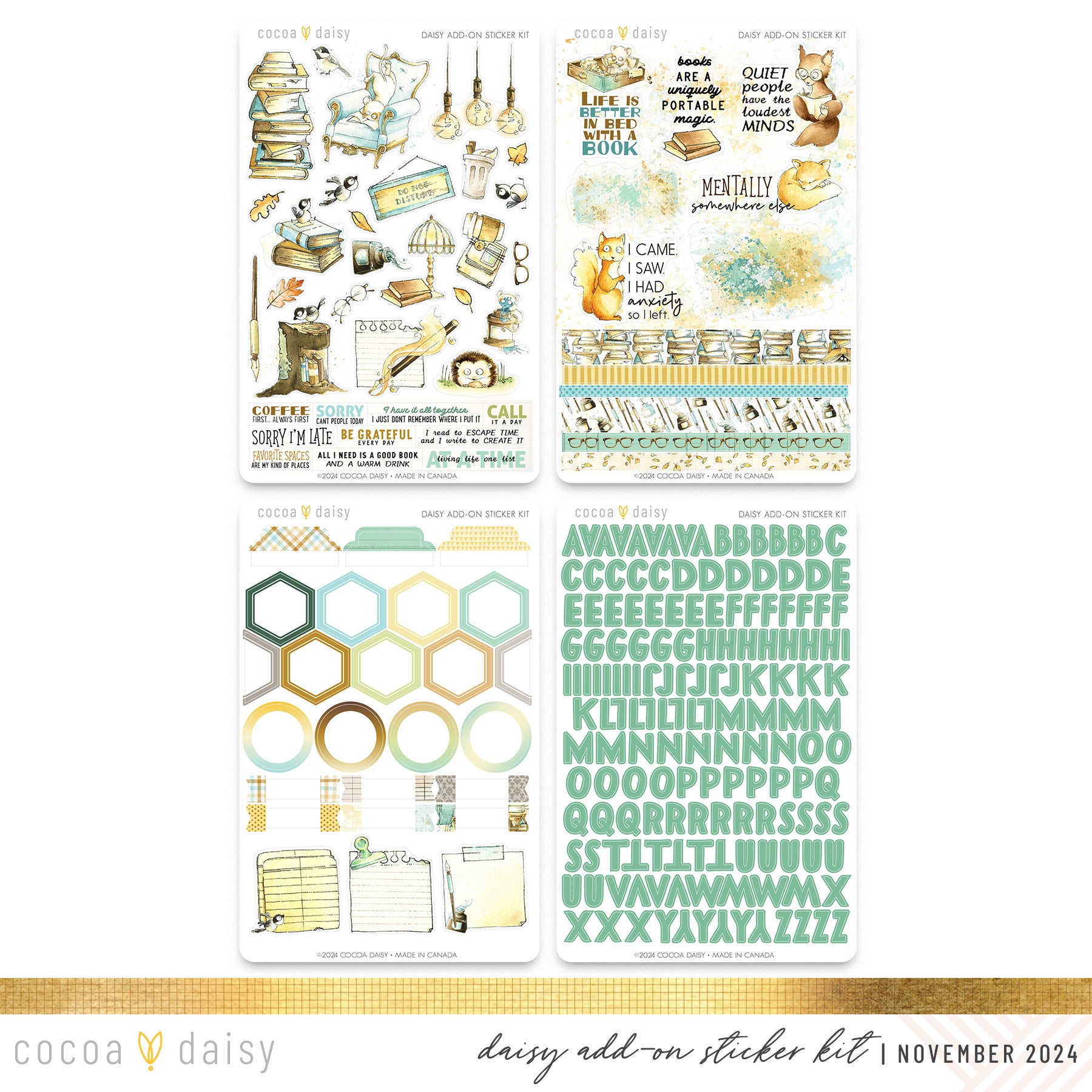 Chapters Daisy Add On Sticker Kit November 2024