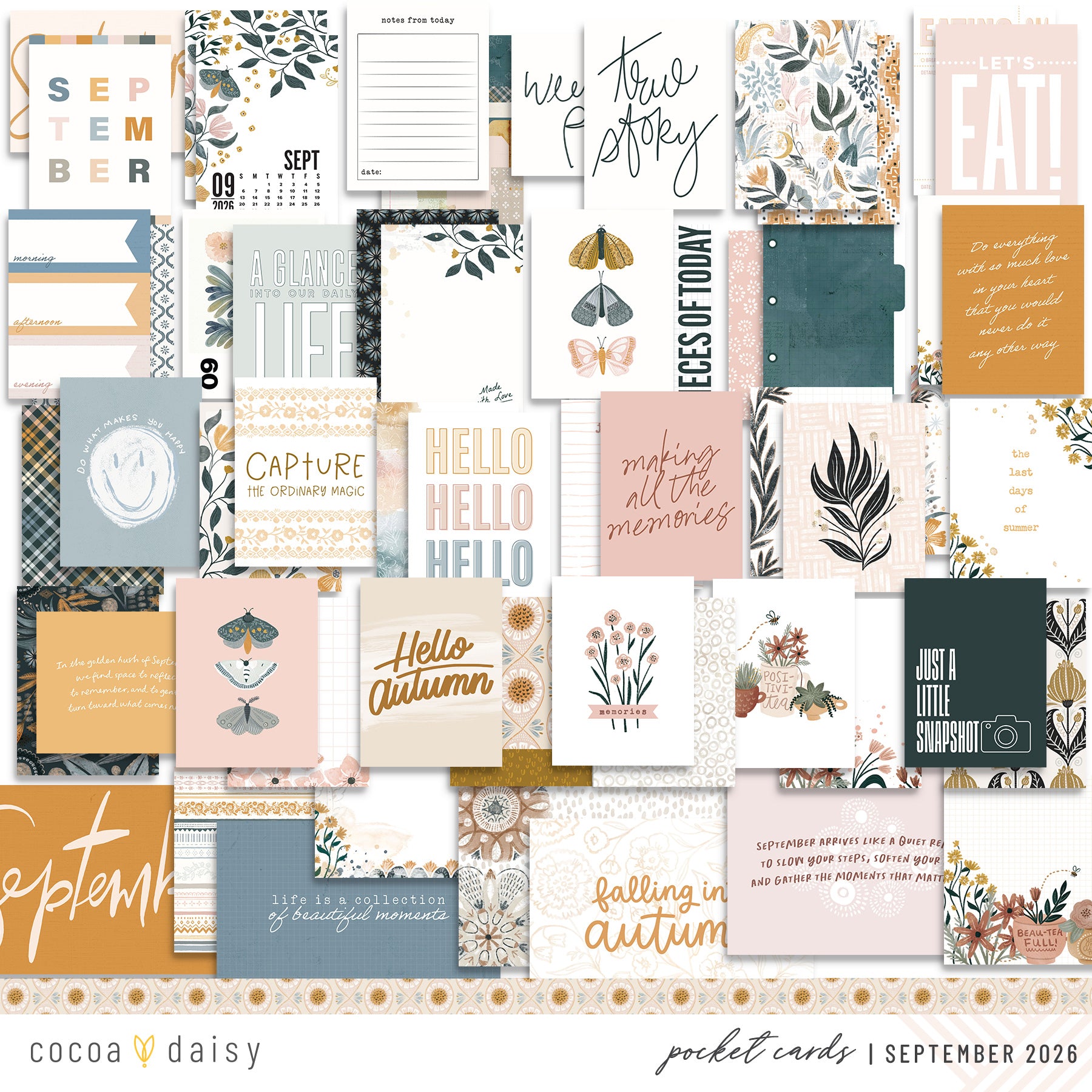 Memory Keeping Pocket Cards Subscription - 1 month