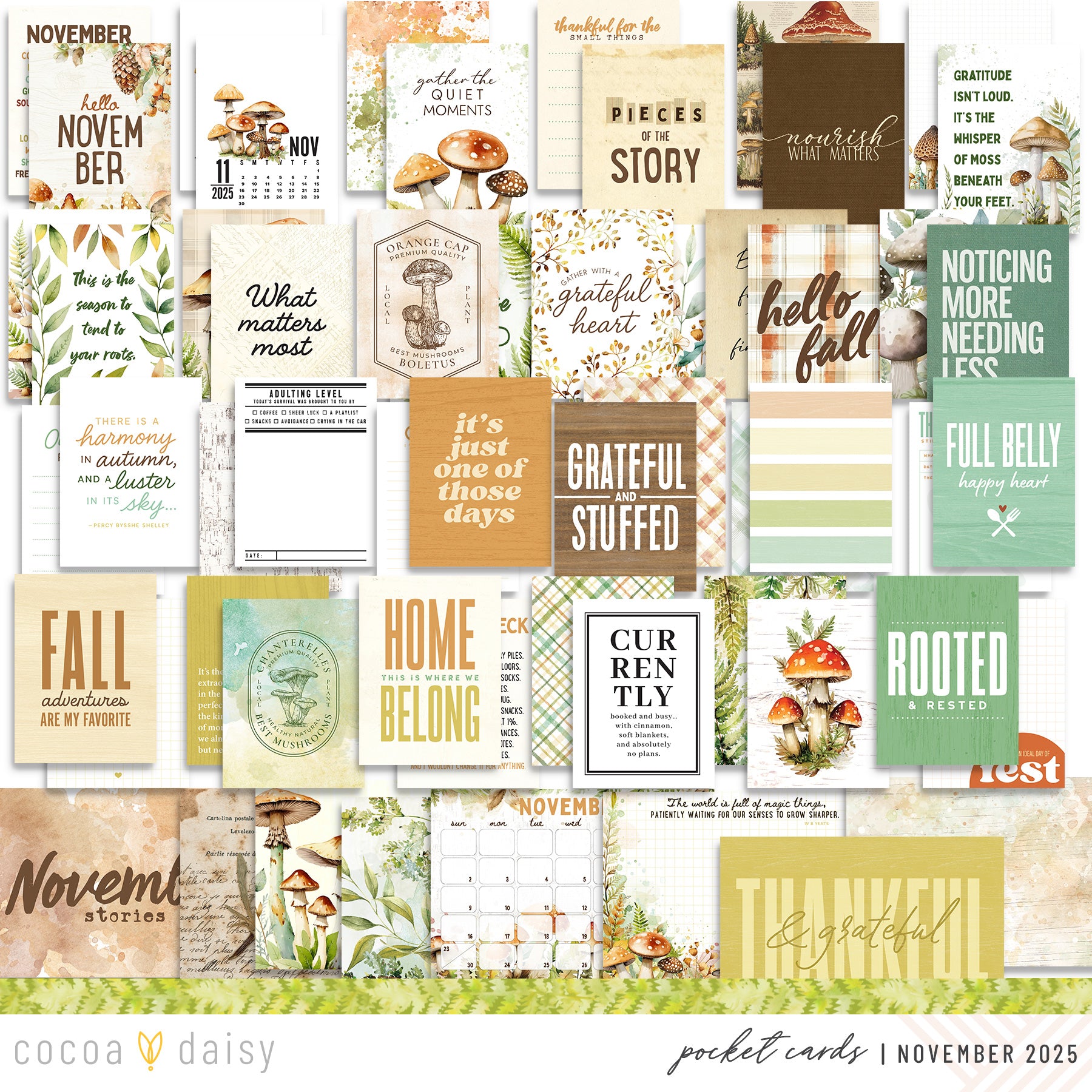 Memory Keeping Pocket Cards Subscription - 1 month