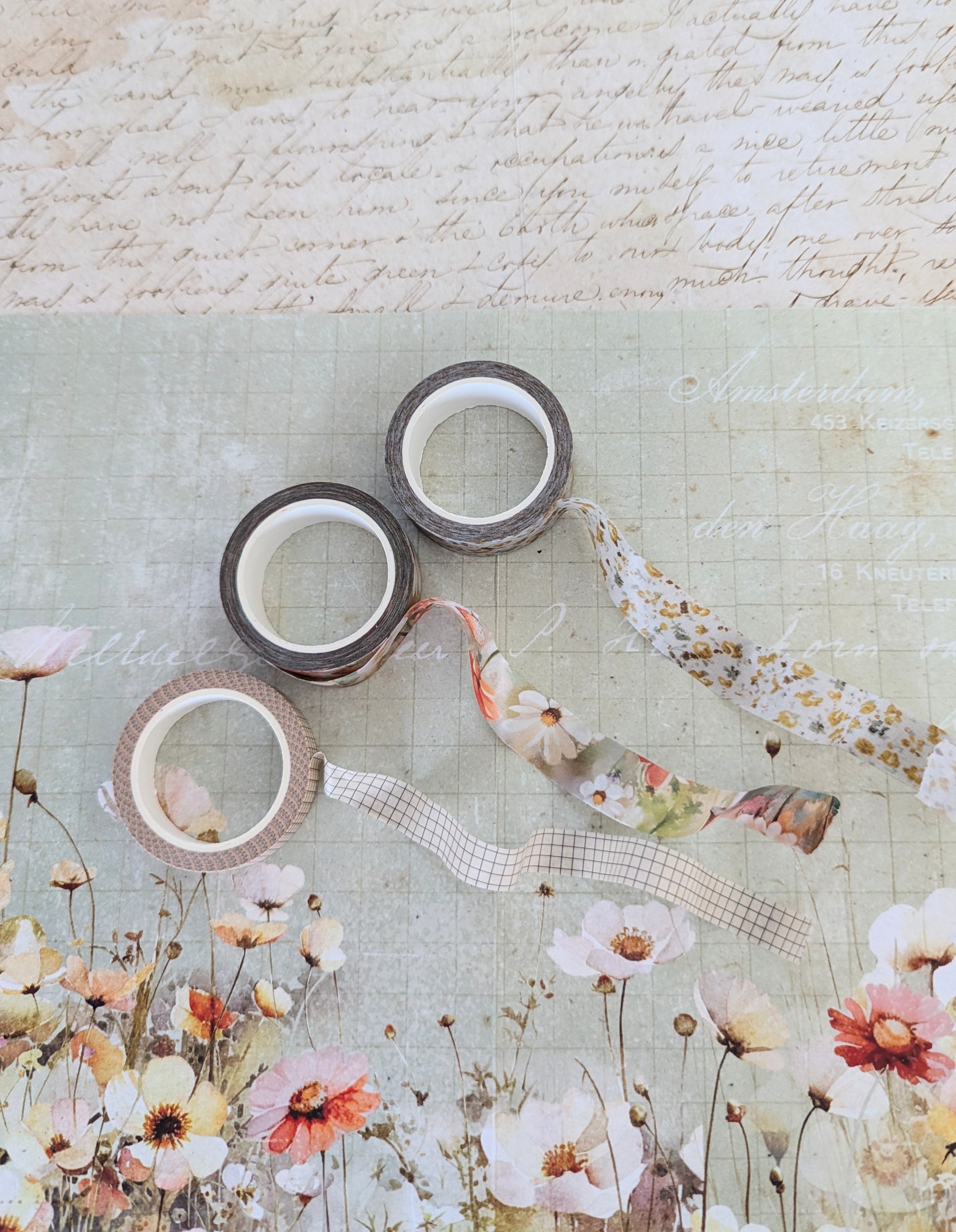 Little Bee Cottage Washi Trio #2 September 2024