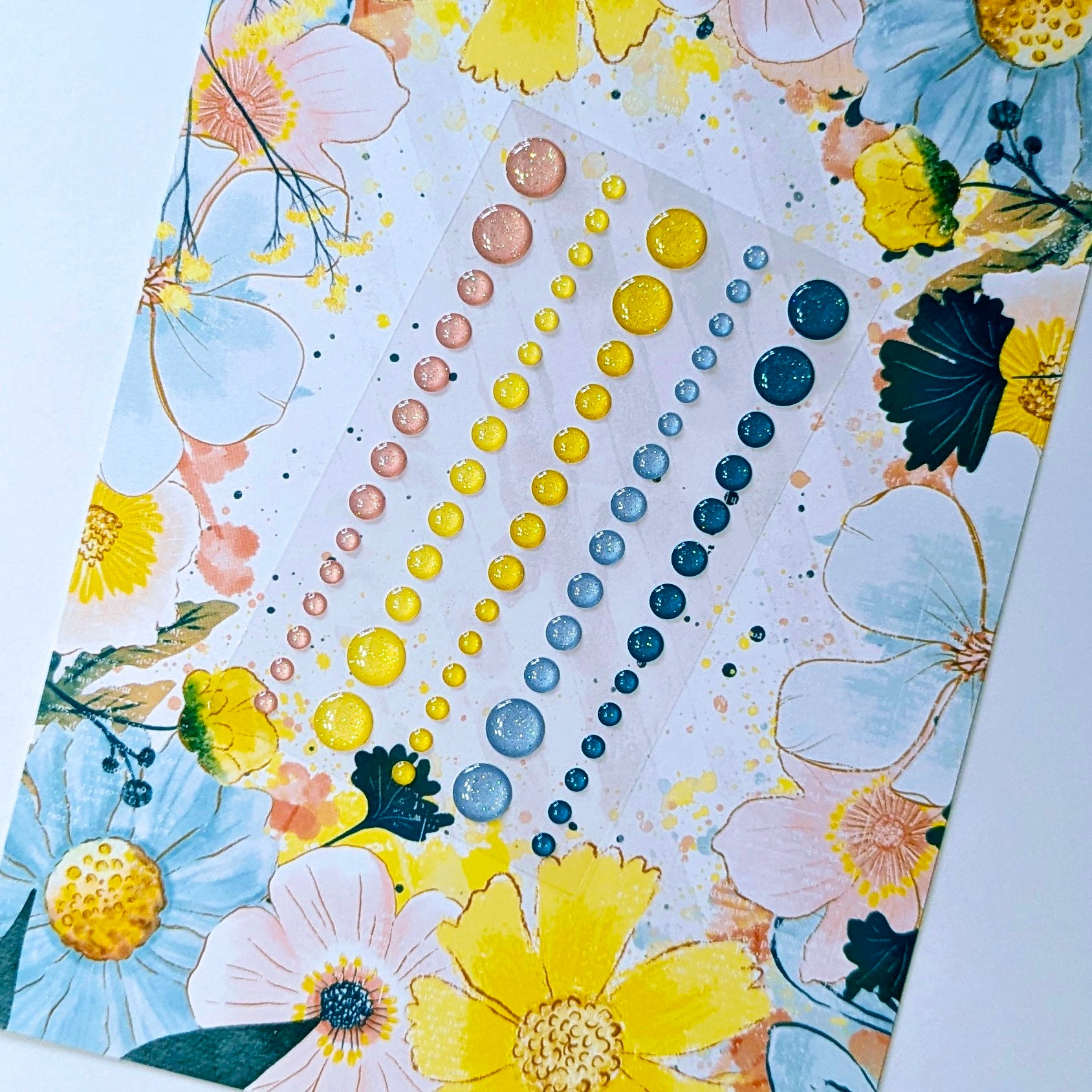 Flourish Enamel Glitter Dots - May 2025