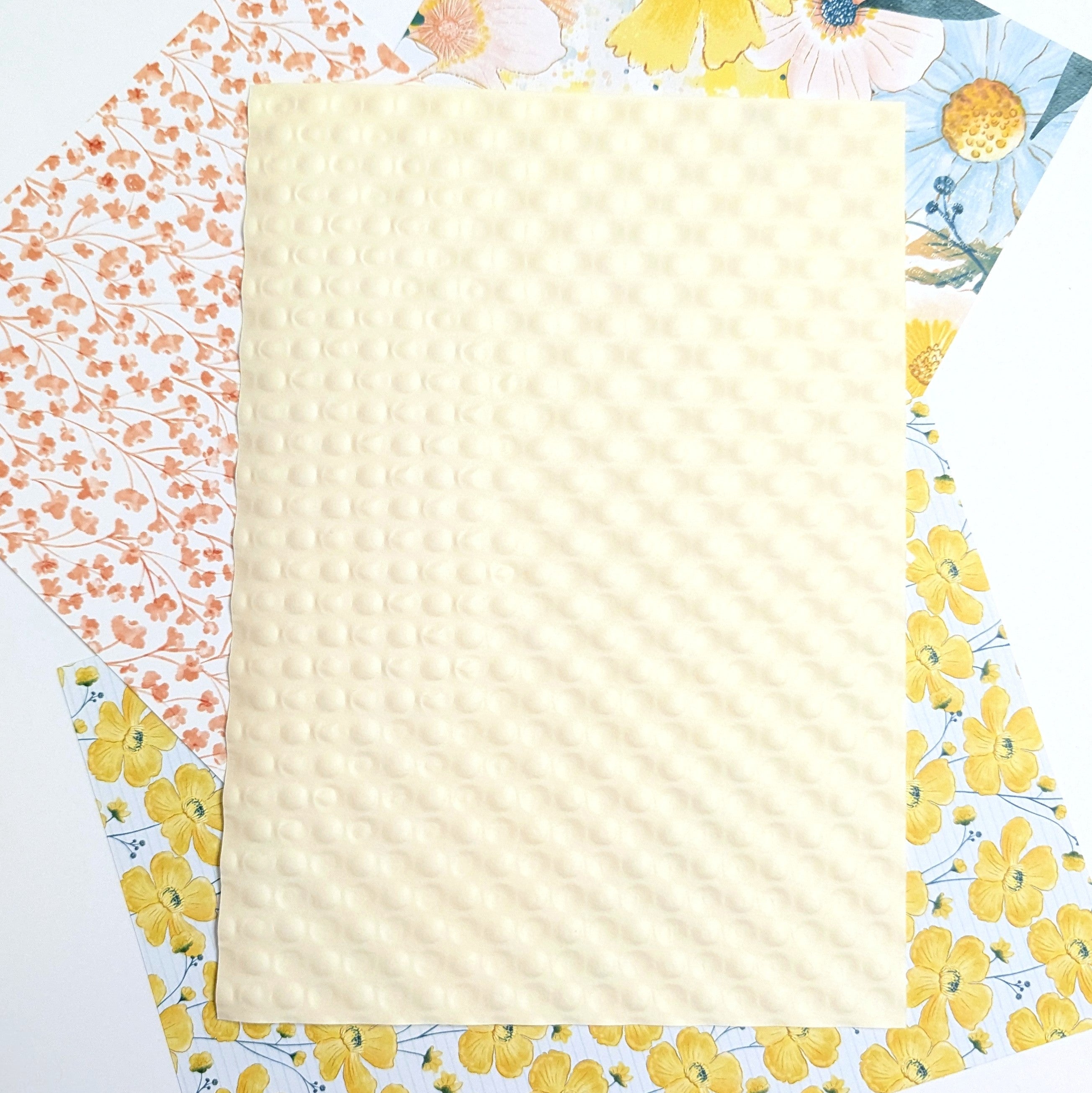 Flourish Embossed Specialty Paper from the Deluxe Journaling Kit - May 2025