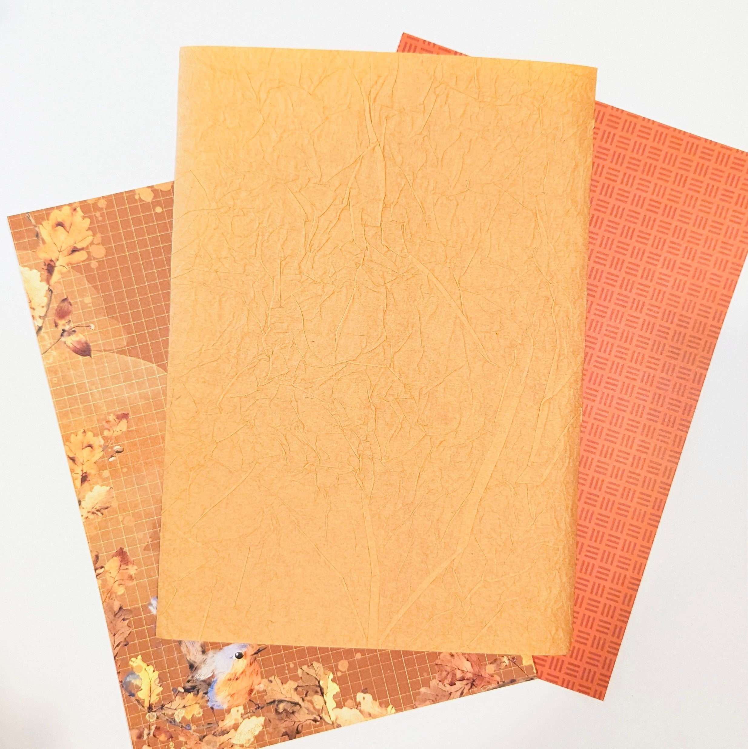 October Glow Specialty Textured Paper from the Deluxe Journaling Kit - October 2025