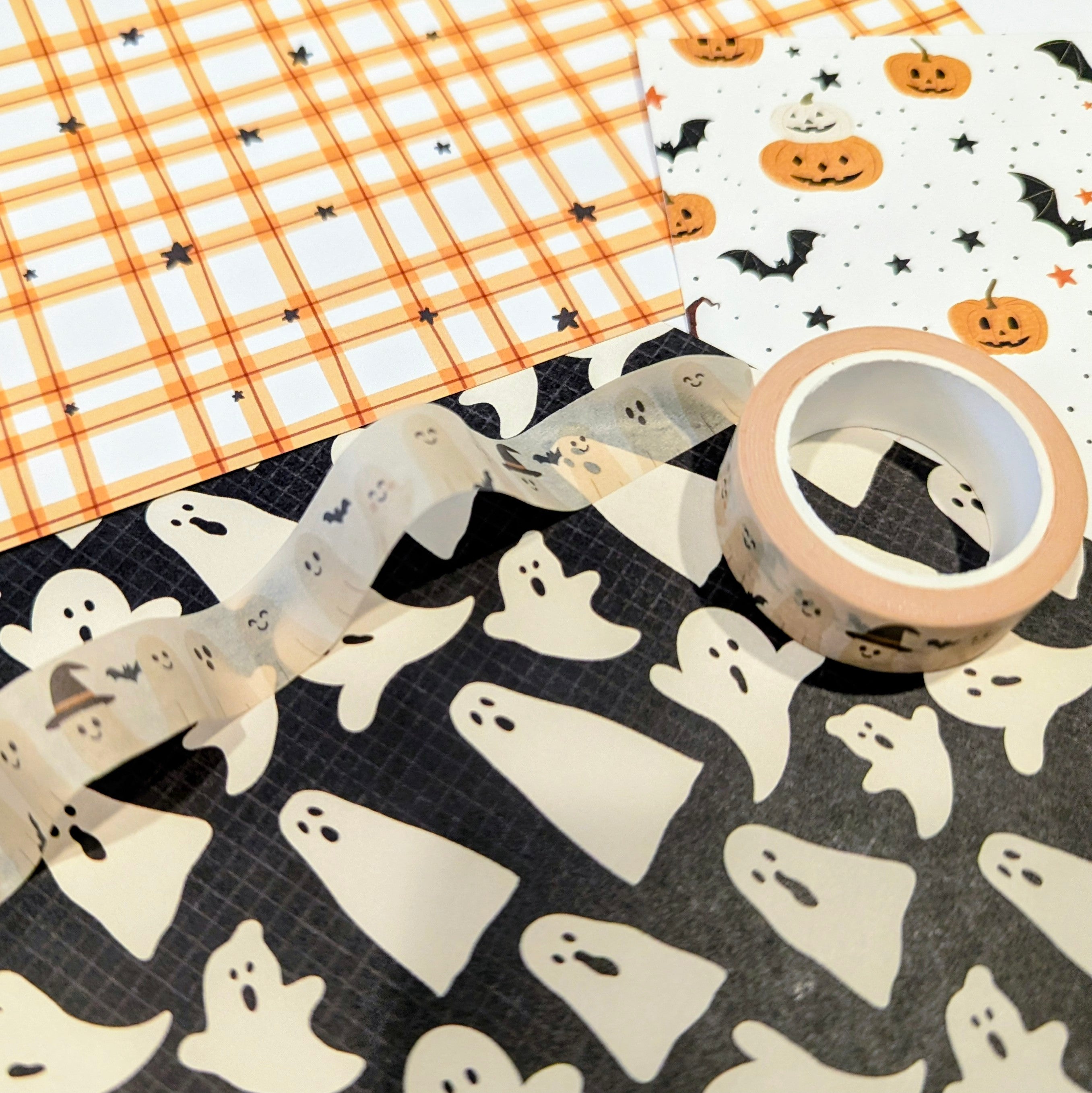 Halloween 2025 "Ghost" Regular 15 mm Bonus Bundle Washi - October 2025