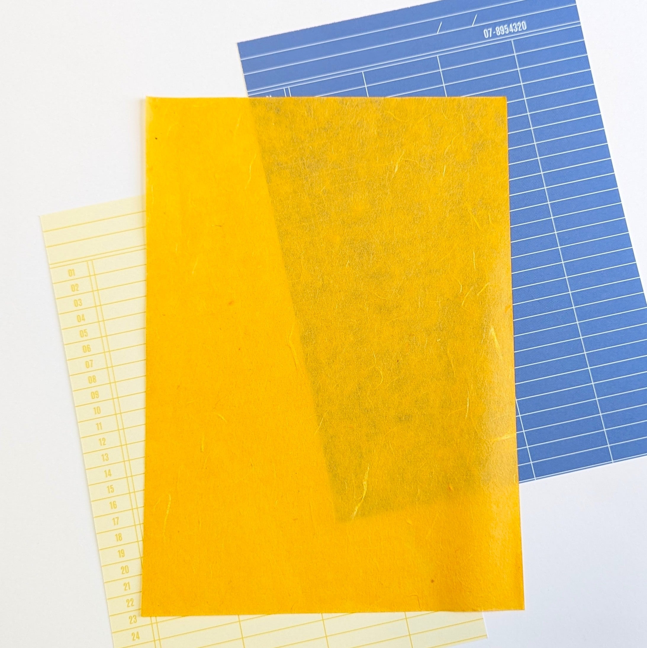 Mediterranean Muse "Golden Yellow" Specialty Paper from the Deluxe Journaling Kit - June 2025