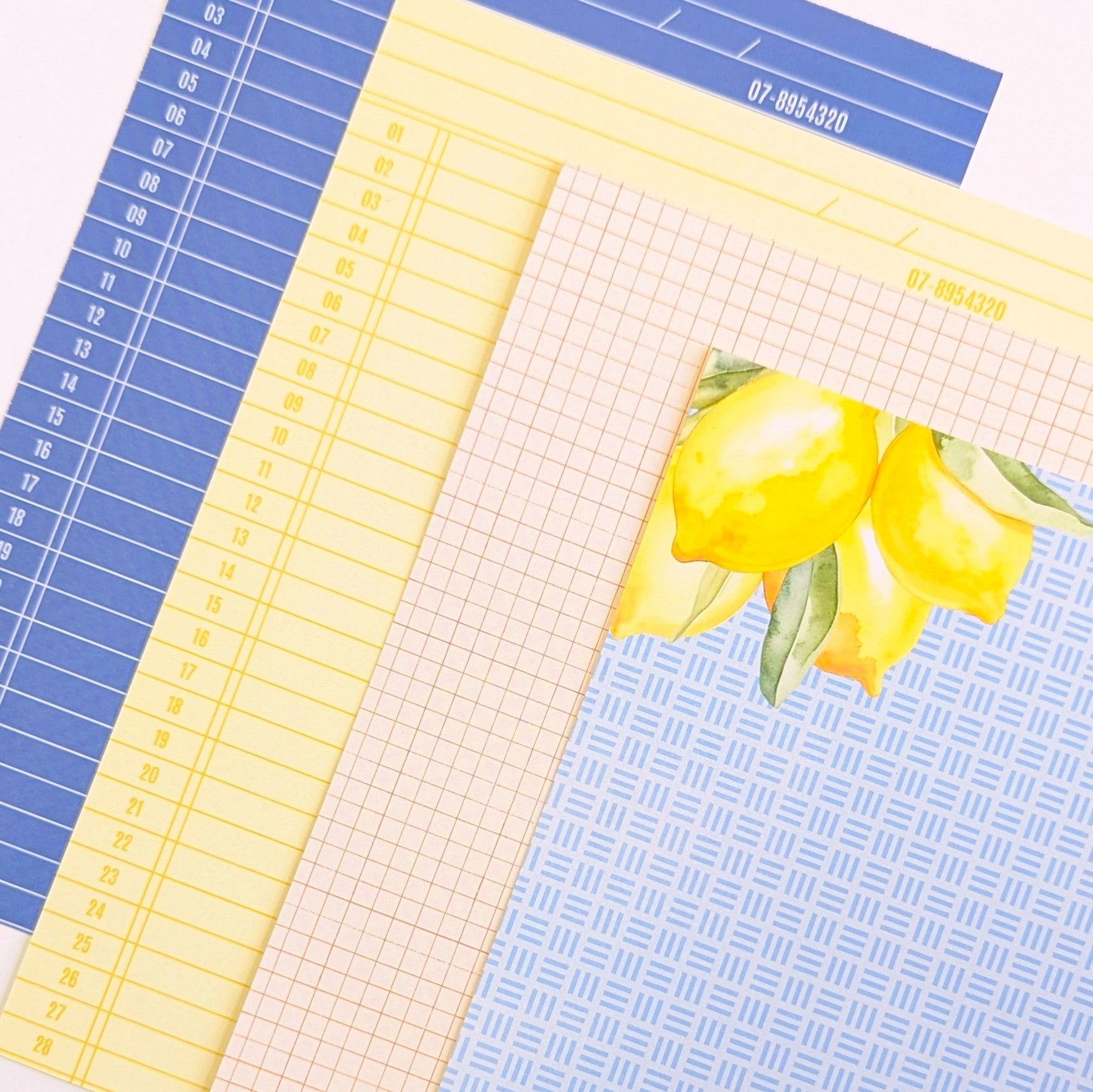 Mediterranean Muse Subtle Patterned Papers From The Deluxe Journaling Kit - June 2025