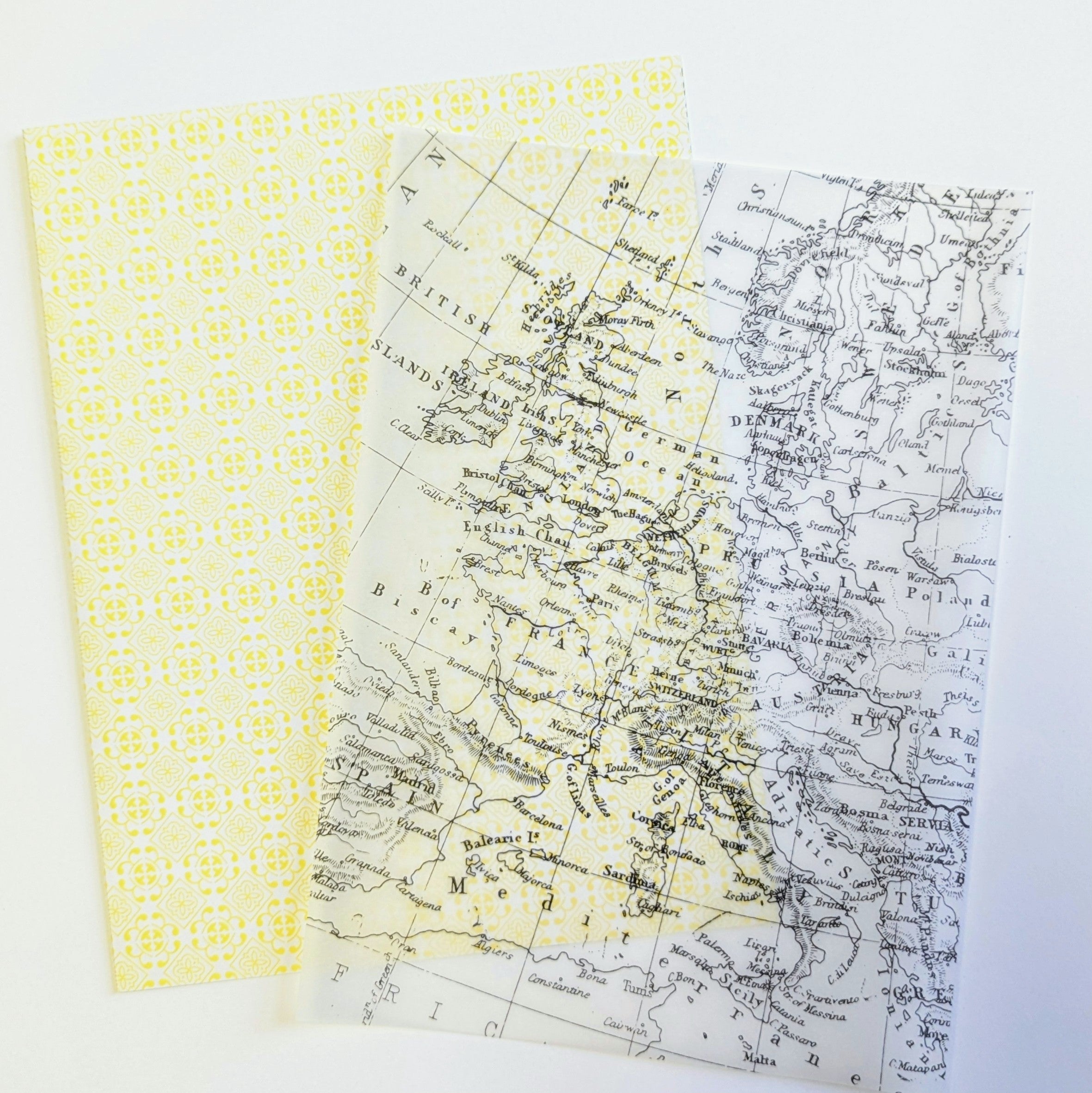 Mediterranean Muse "Map" Deluxe Journaling Kit Vellum - June 2025
