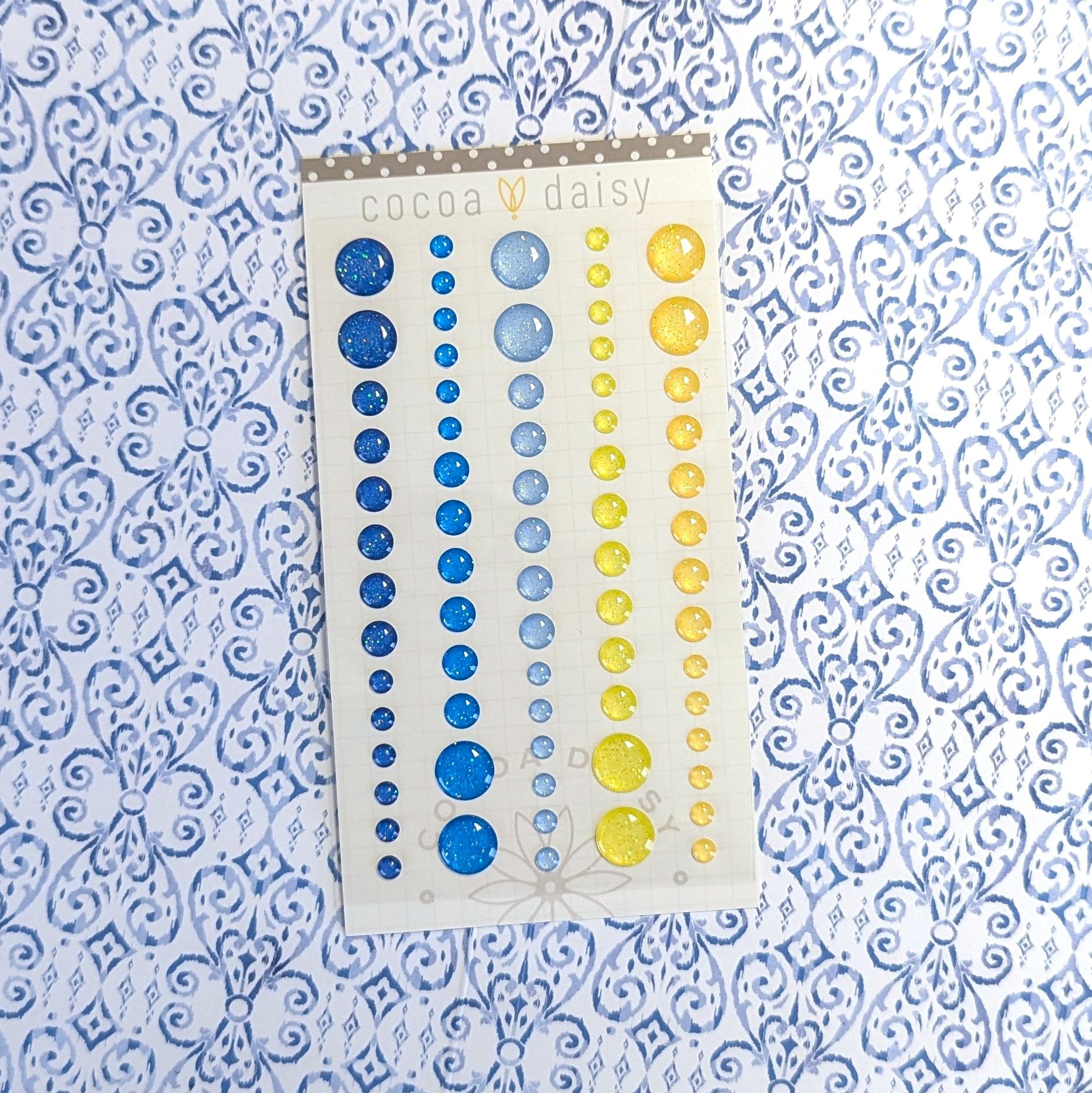 Mediterranean Muse Enamel Glitter Dots - June 2025