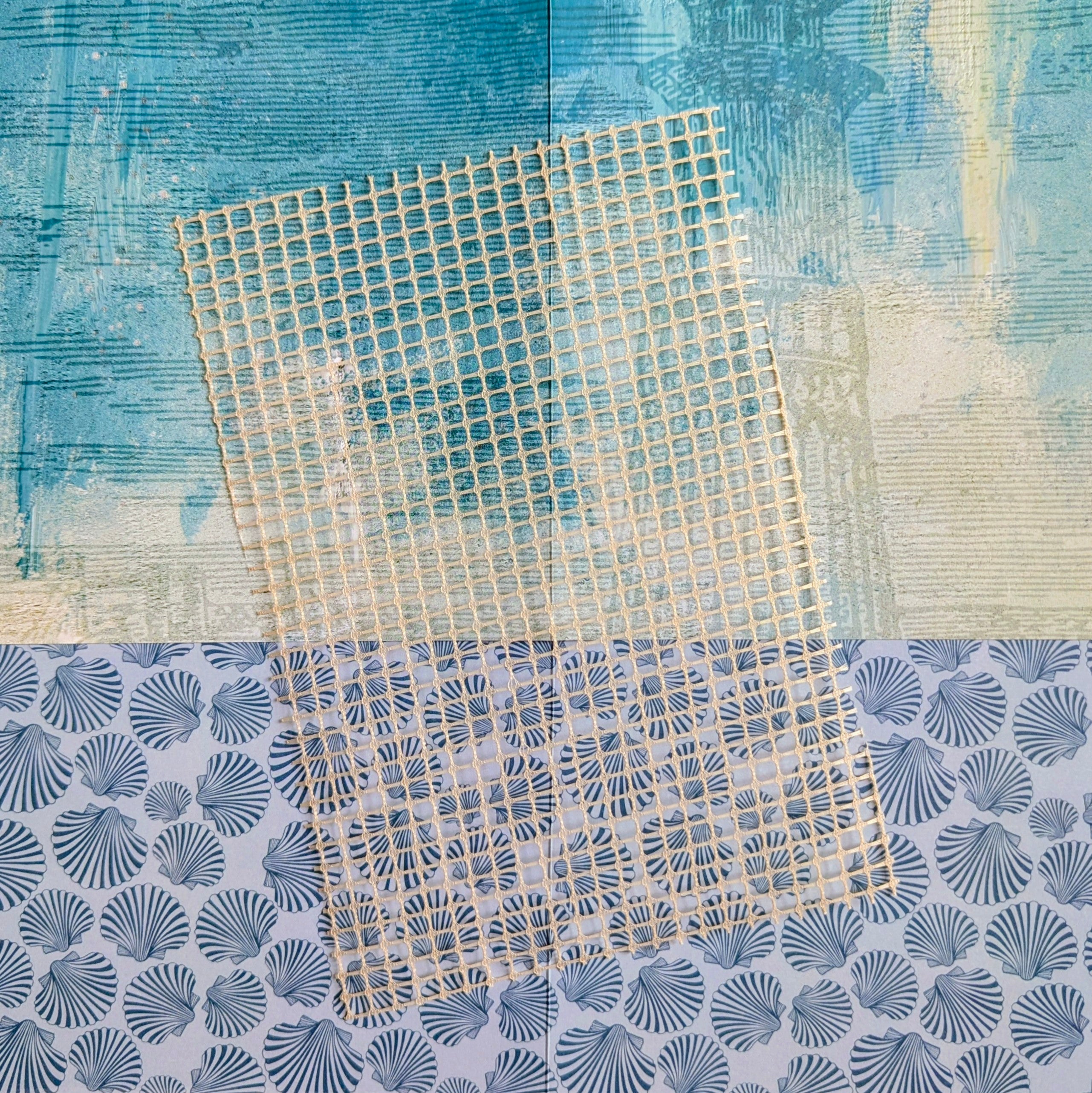 Where The Sea Dreams Netted Specialty Paper from the Deluxe Journaling Kit - July 2025