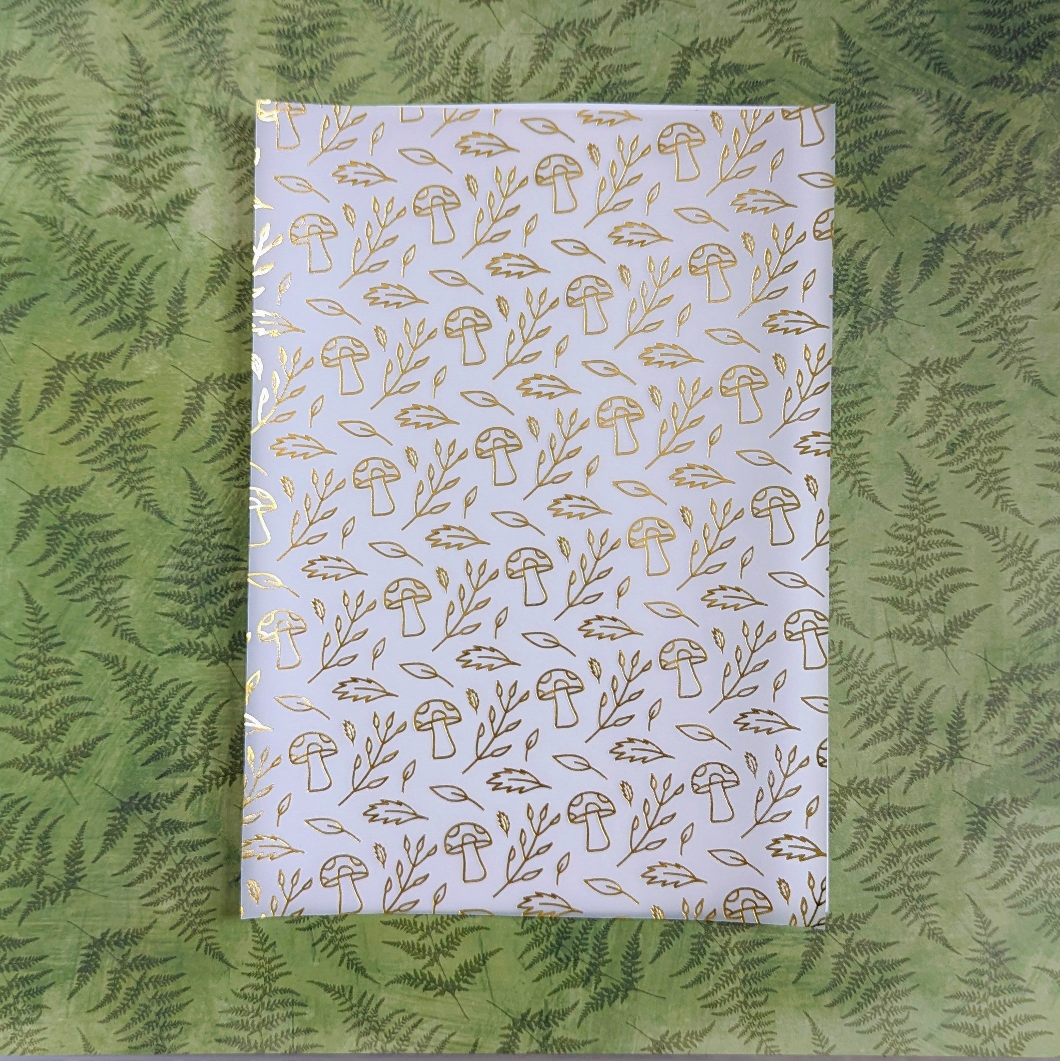 Moss & Mirth "Gold Foiled Mushroom" Deluxe Journaling Kit Vellum - November 2025