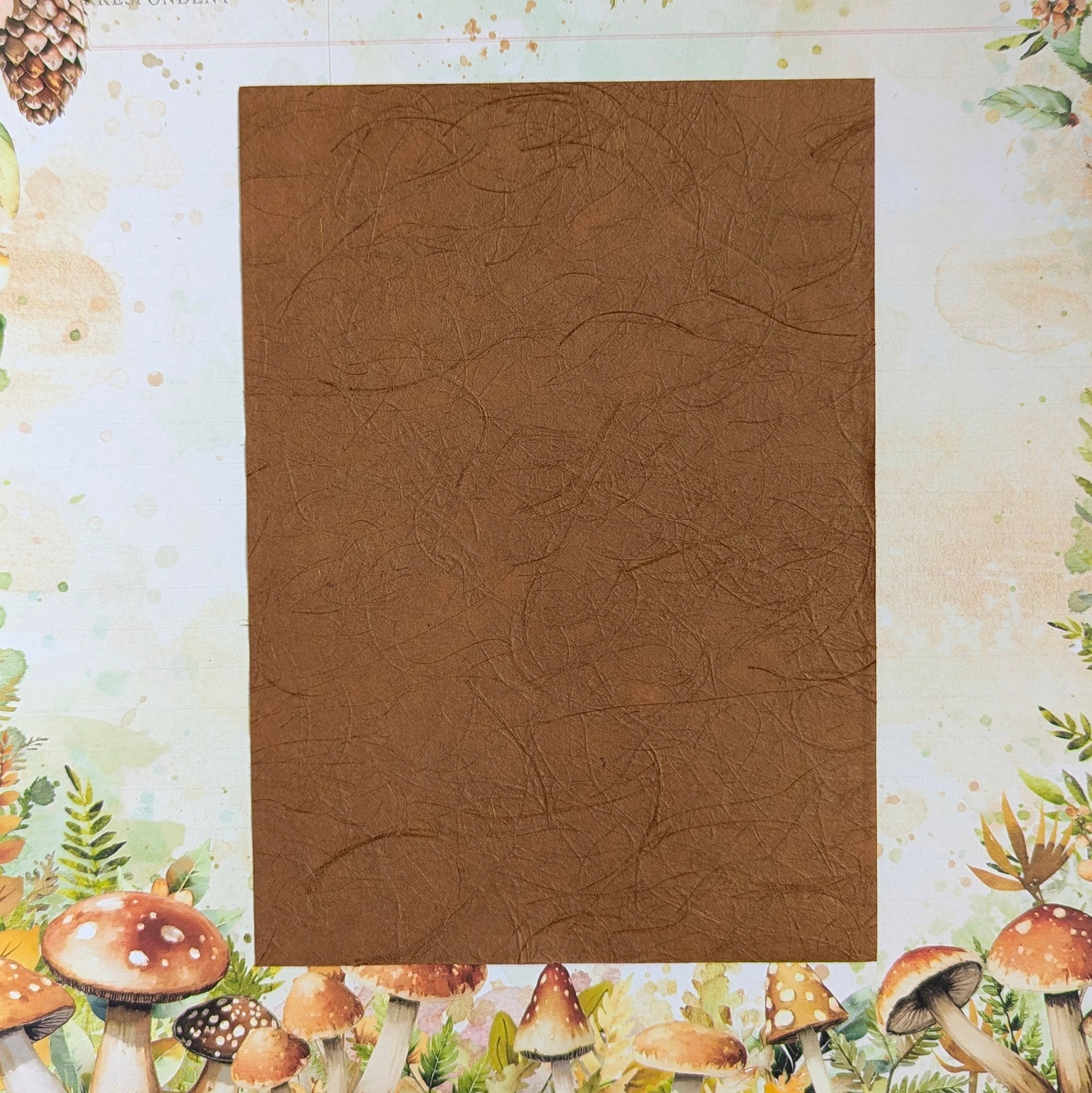 Moss & Mirth Brown Textured Specialty Paper from the Deluxe Journaling Kit - November 2025
