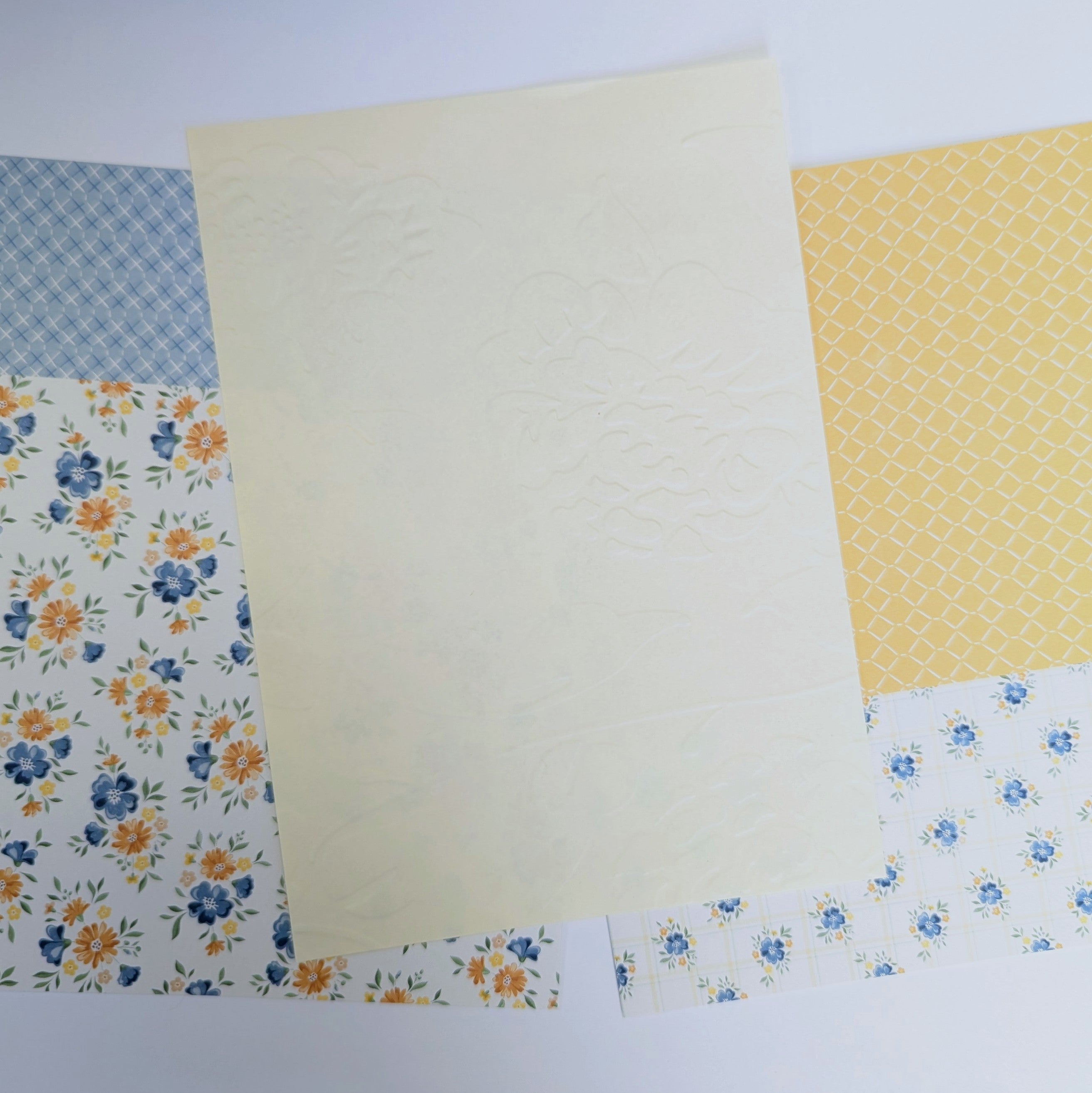 Chapters of September Embossed Specialty Paper from the Deluxe Journaling Kit - September 2025