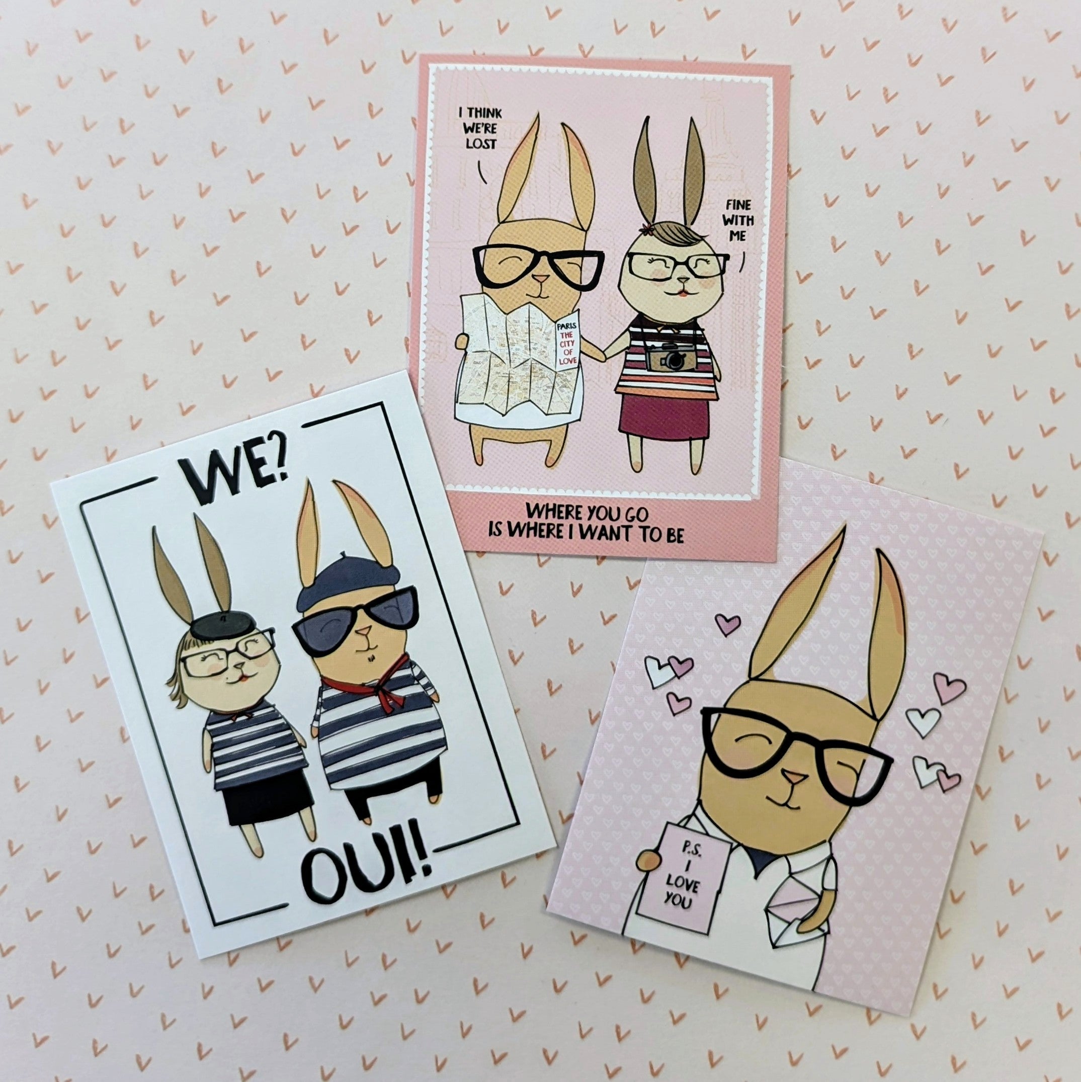 Simon & Betty Set of 3 Valentine's Day - Pocket Cards  - February 2026