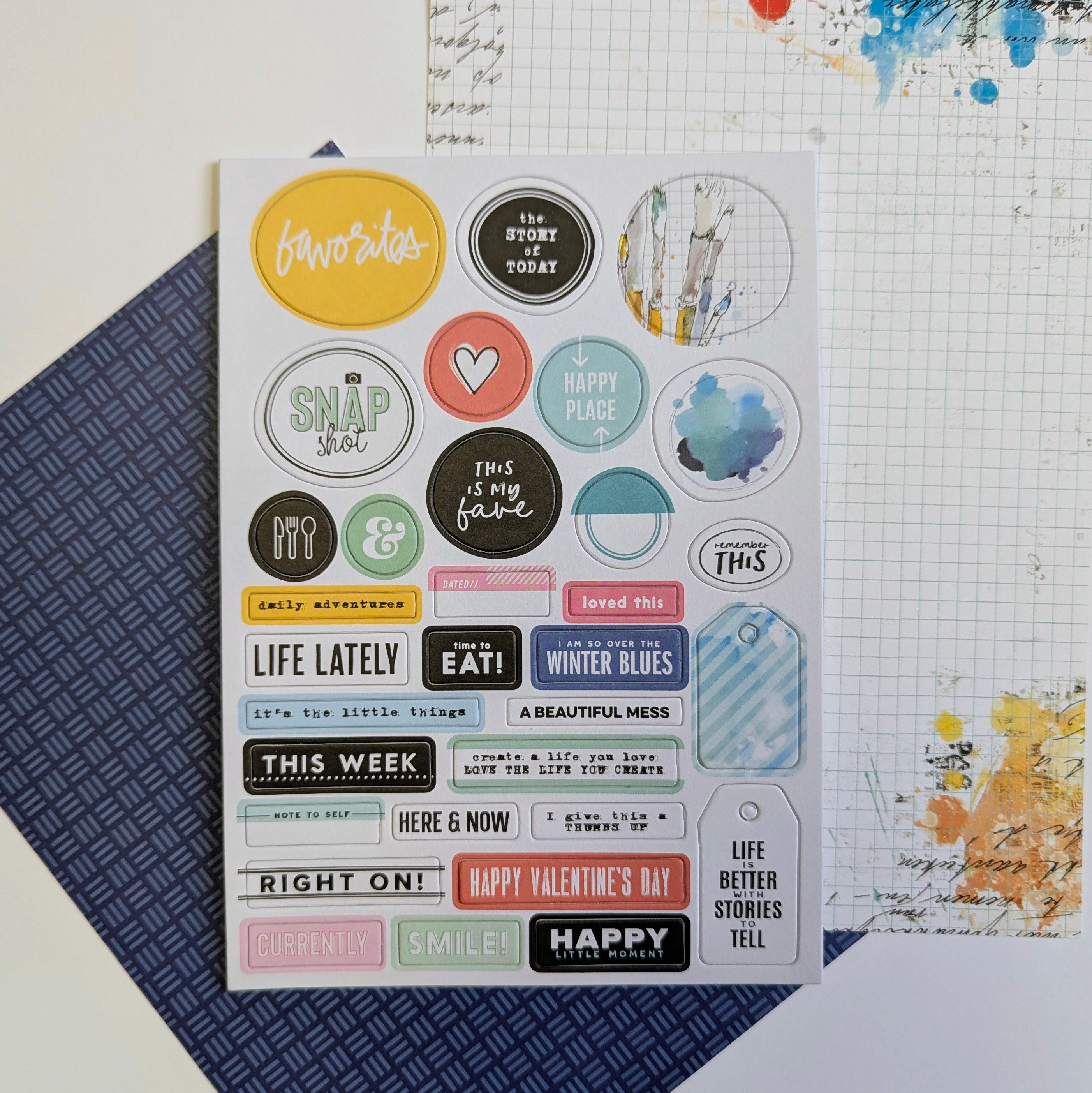 Inklings Chipboard from the Scrapbooking Kit - February 2026