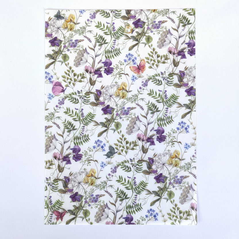 Flutterby "Floral Vine" Stationery Kit Vellum - August 2025
