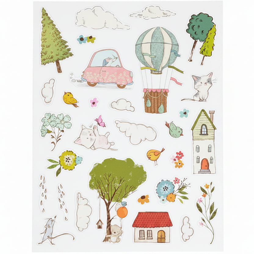 Where The Breeze Begins Stationery Kit PET stickers - March 2026