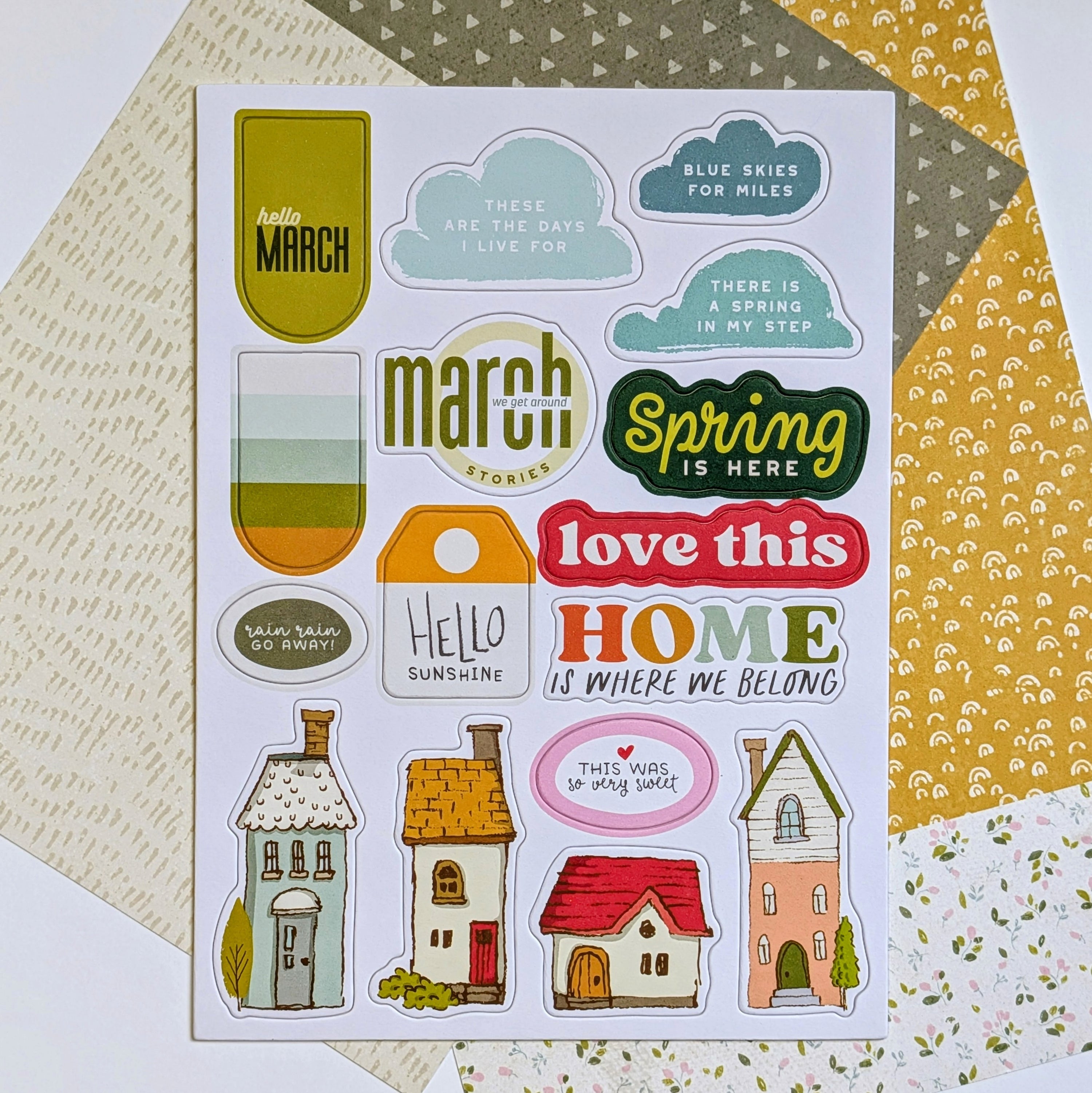 Where The Breeze Begins Chipboard from the Scrapbooking Kit - March 2026
