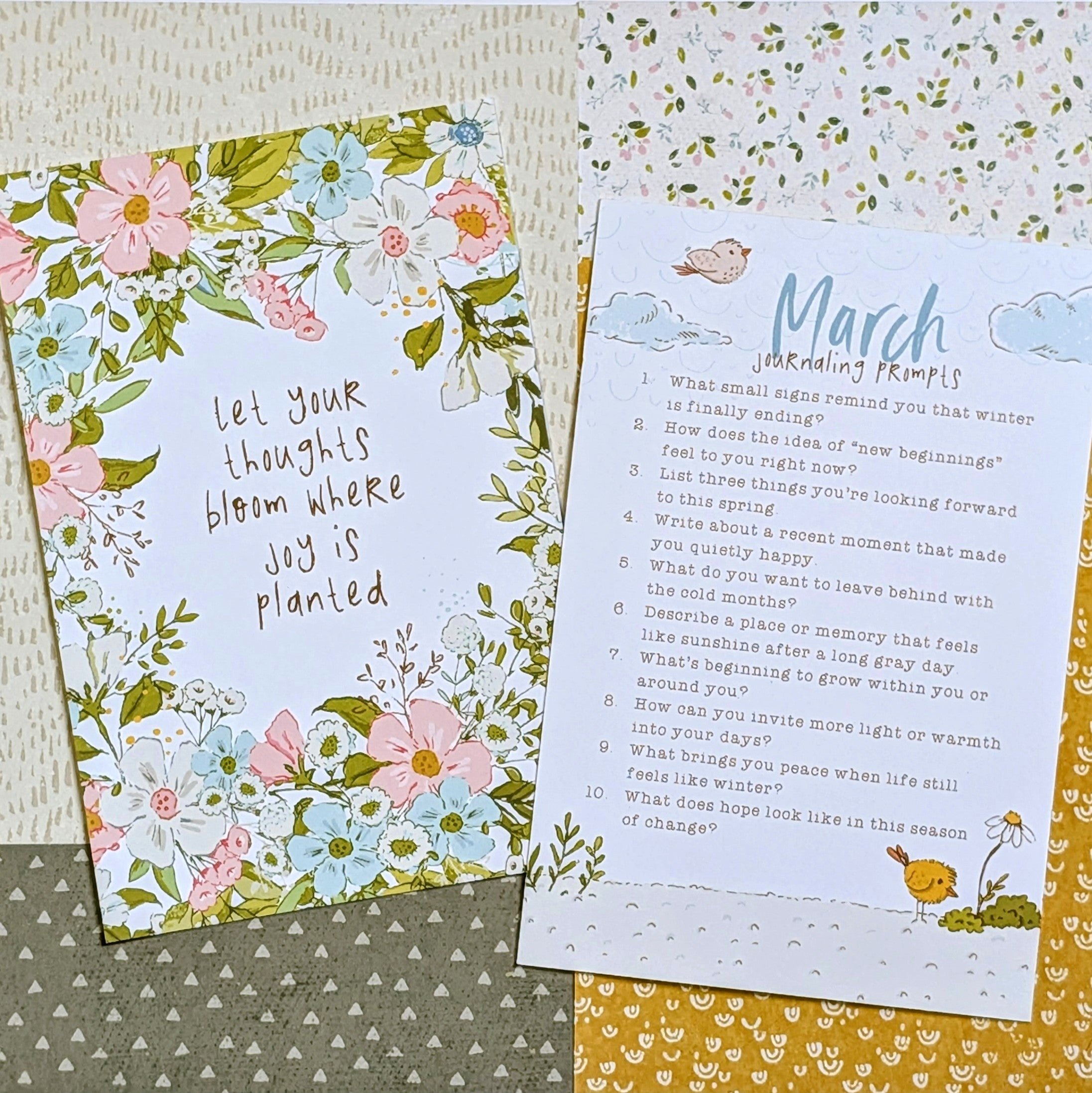 Where The Breeze Begins Journaling Prompt Card - March 2026