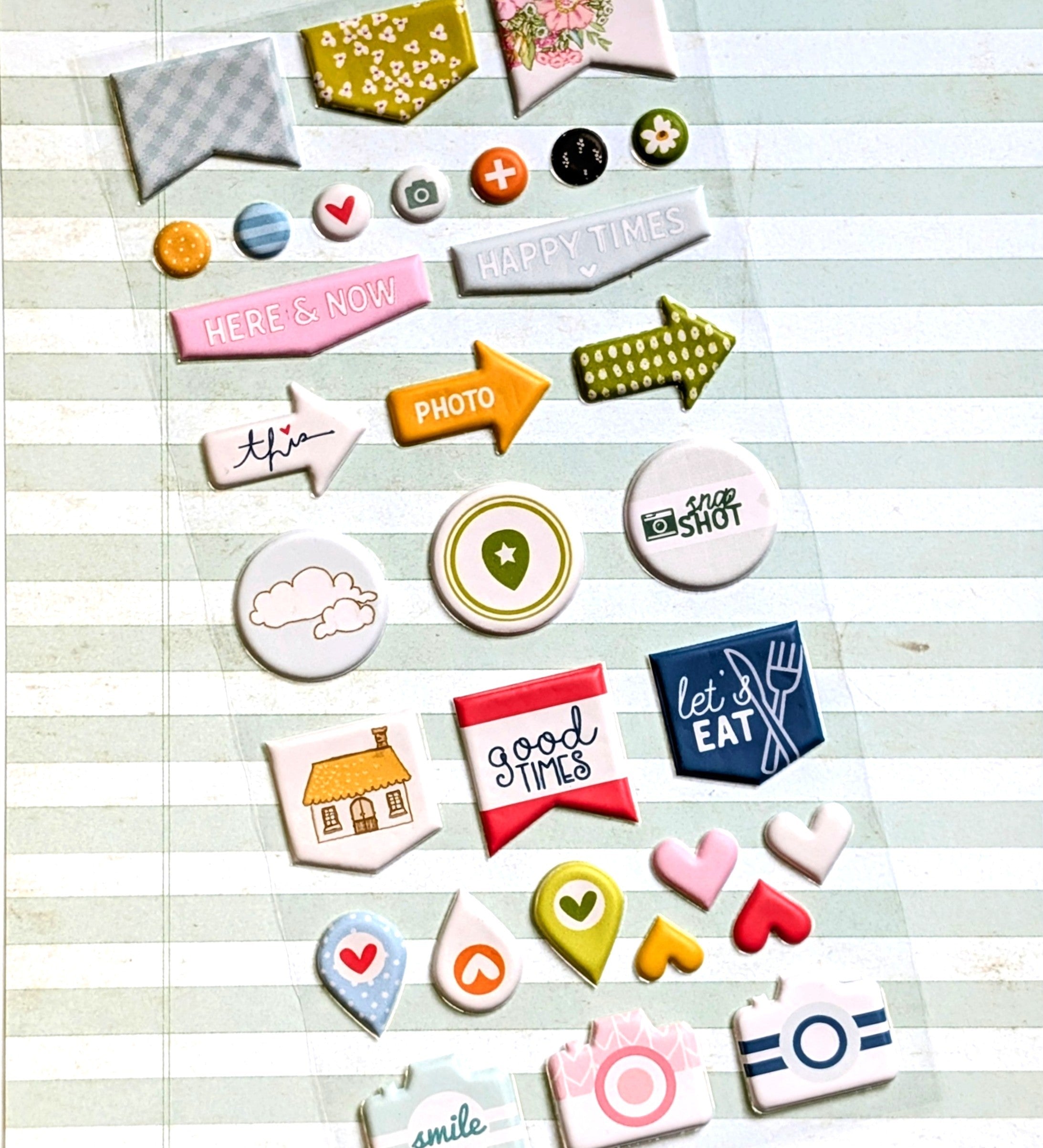 Where The Breeze Begins Embossed Puffy Stickers - March 2026