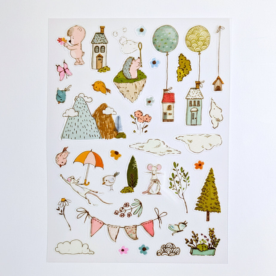 Where The Breeze Begins "Easy Breezy" Planner Kit PET stickers - March 2026