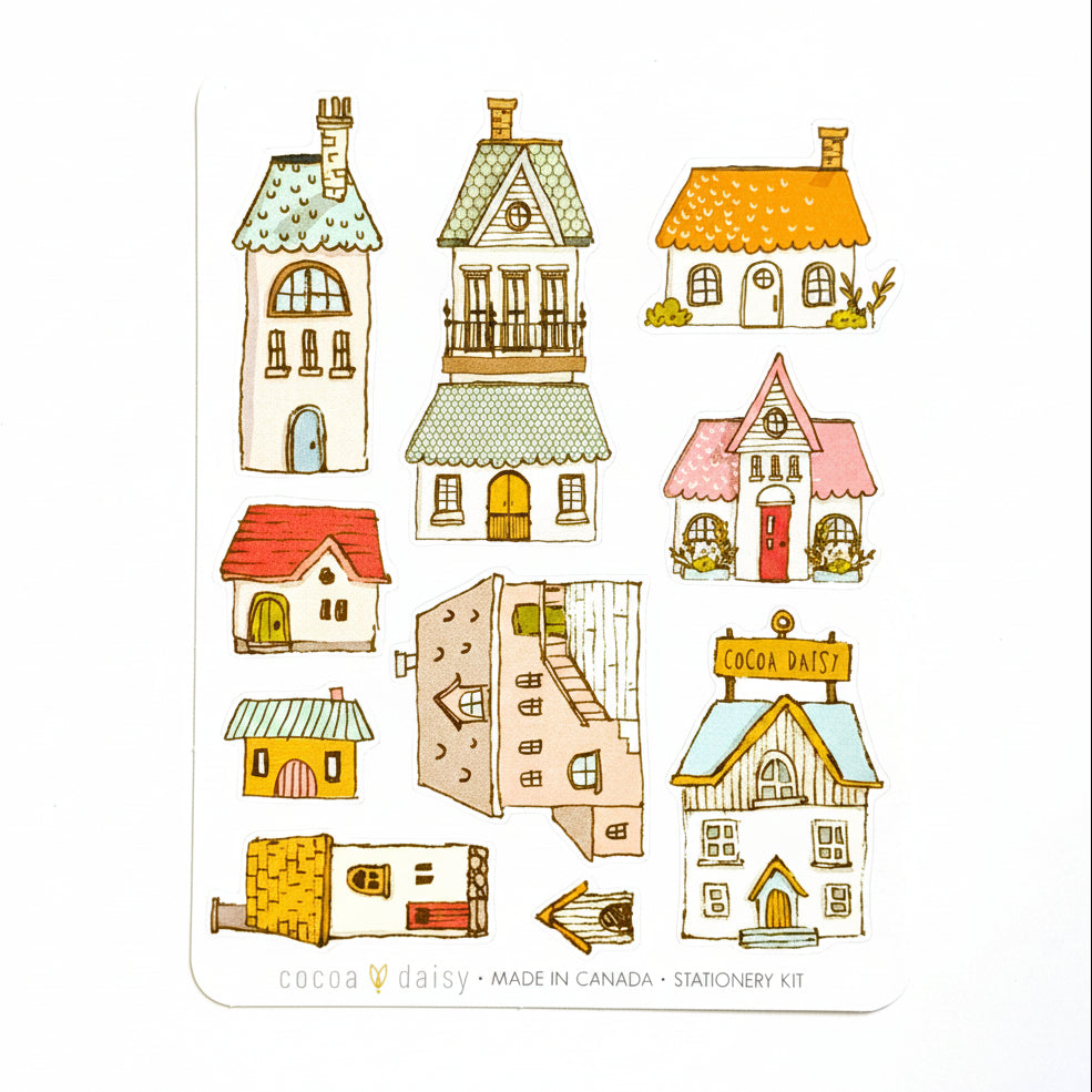 Where The Breeze Begins "House" Stationery Kit Sticker Sheet - March 2026