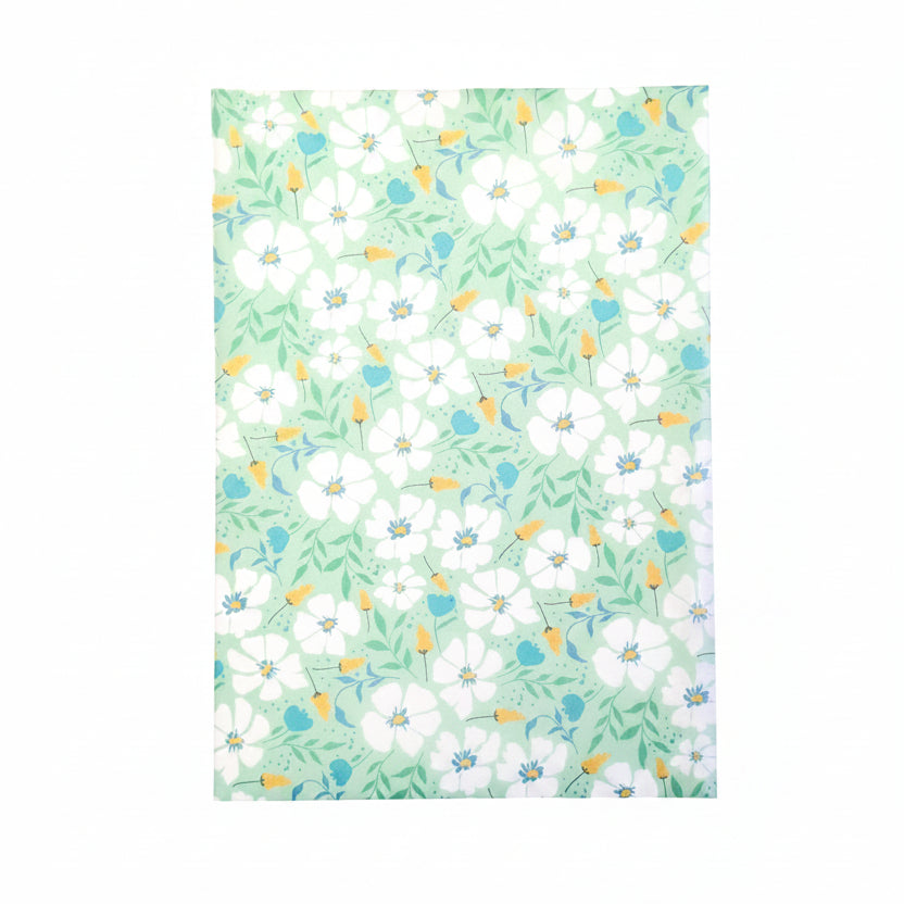 Booked For Spring Green & White Floral Stationery Kit Vellum - April 2026