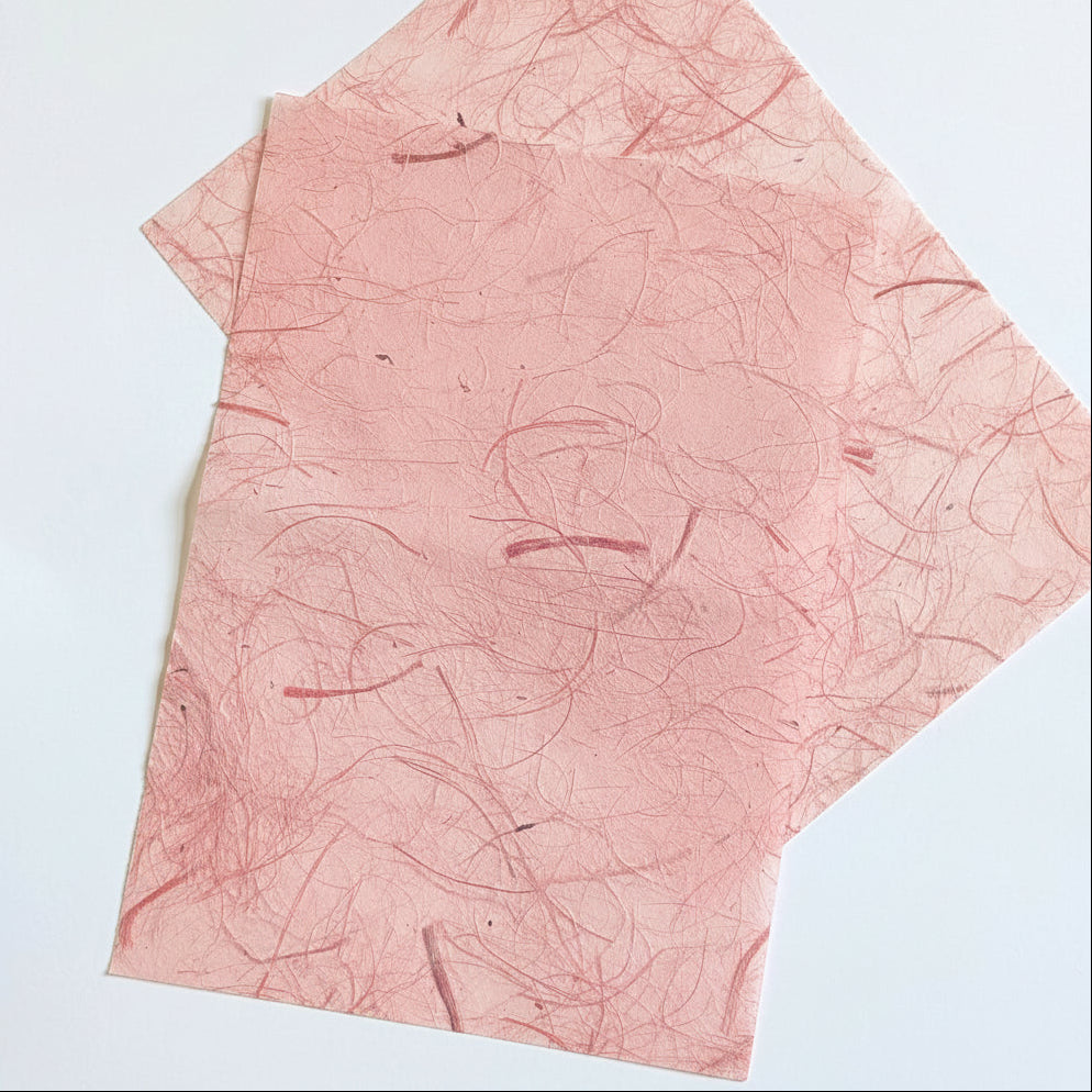 Booked For Spring Pink Textured Specialty Paper from the Deluxe Journaling Kit - Apeil 2026