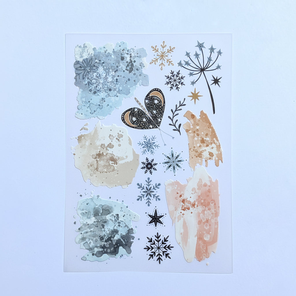 Wisdom & Wonder Rub On Transfers From The Scrapbooking Kit  - January 2026