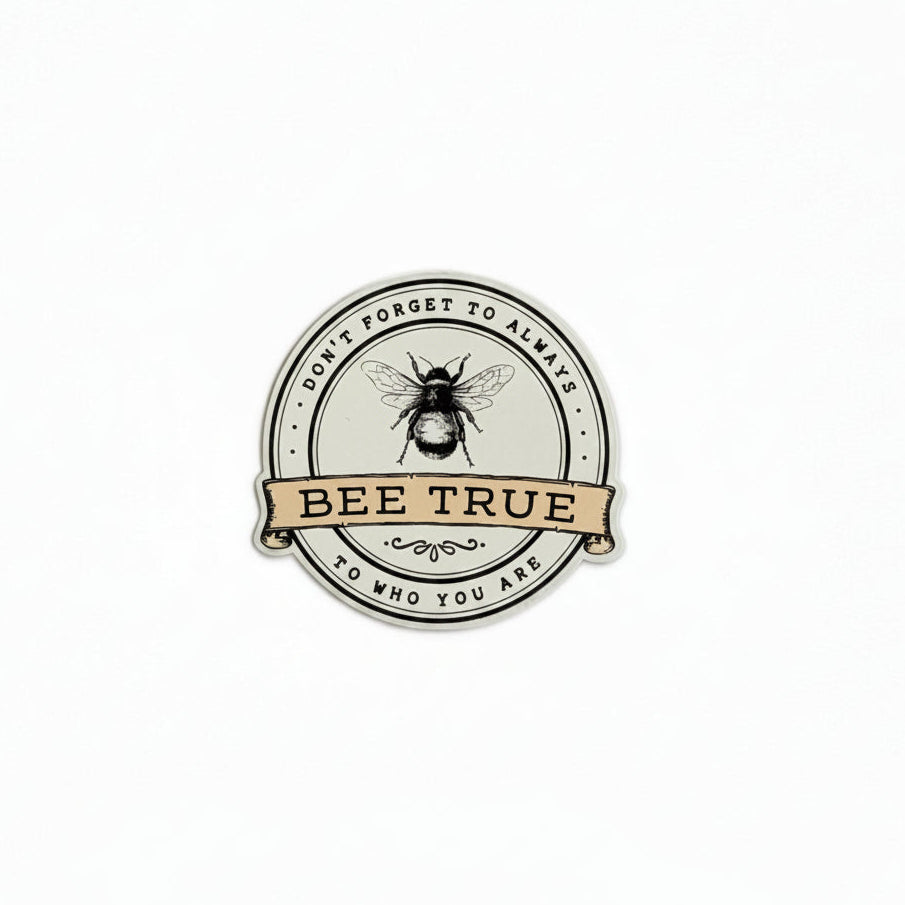 Little Bee Cottage "Bee True" Vinyl Sticker - September 2024
