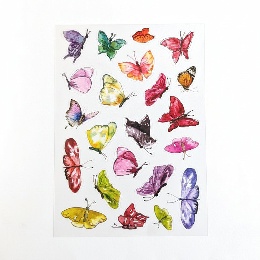 Flutterby "Butterflies" Creative Kit PET Stickers - August 2025