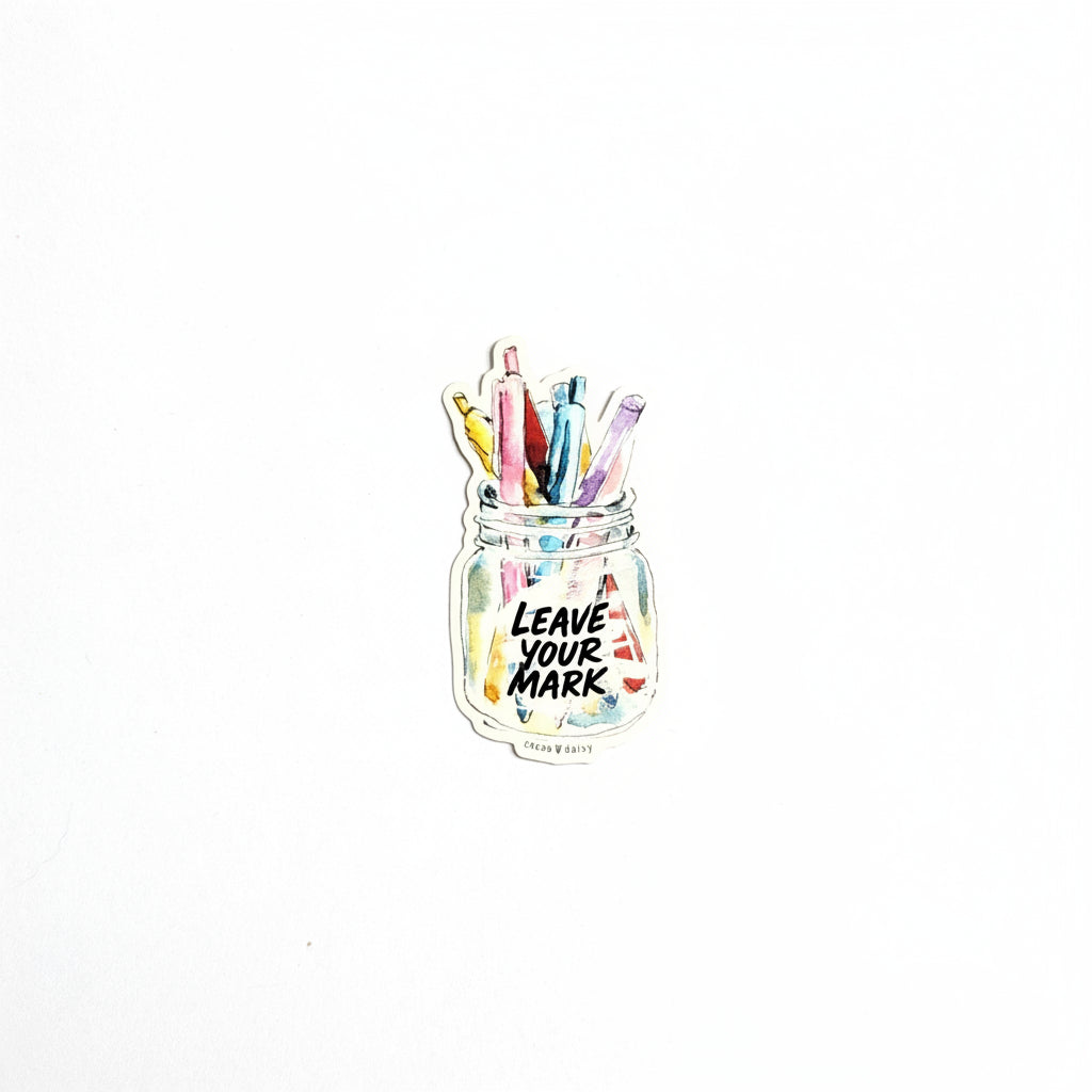 "Leave Your Mark" Vinyl Sticker - 2026