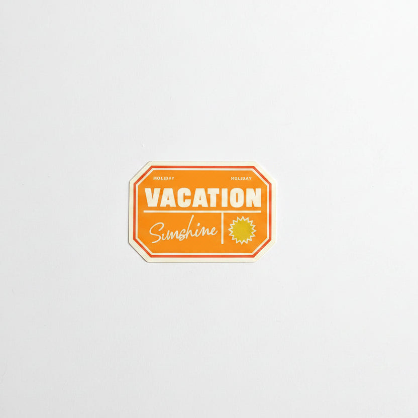 "Vacation" Vinyl Sticker - 2026