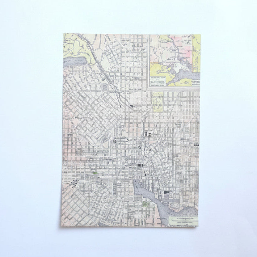 Summer Avenue "Map" Stationery Kit Overlay - June 2026