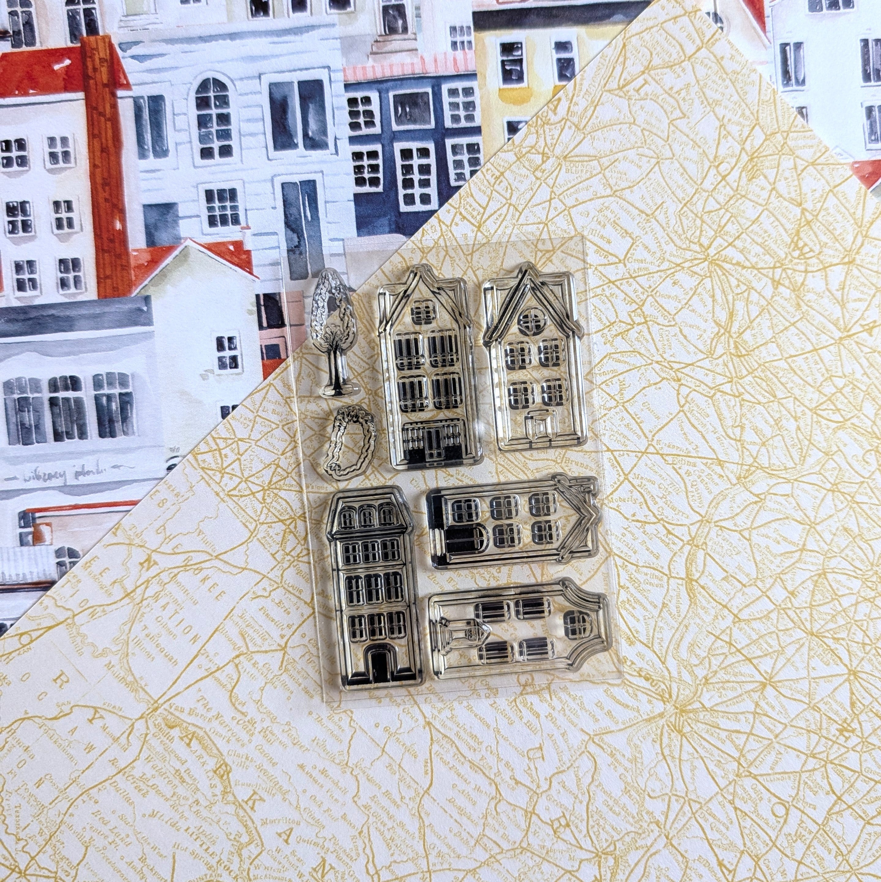 Summer Avenue "Build A City" Stamp Set From The Creative Kit - June 2026