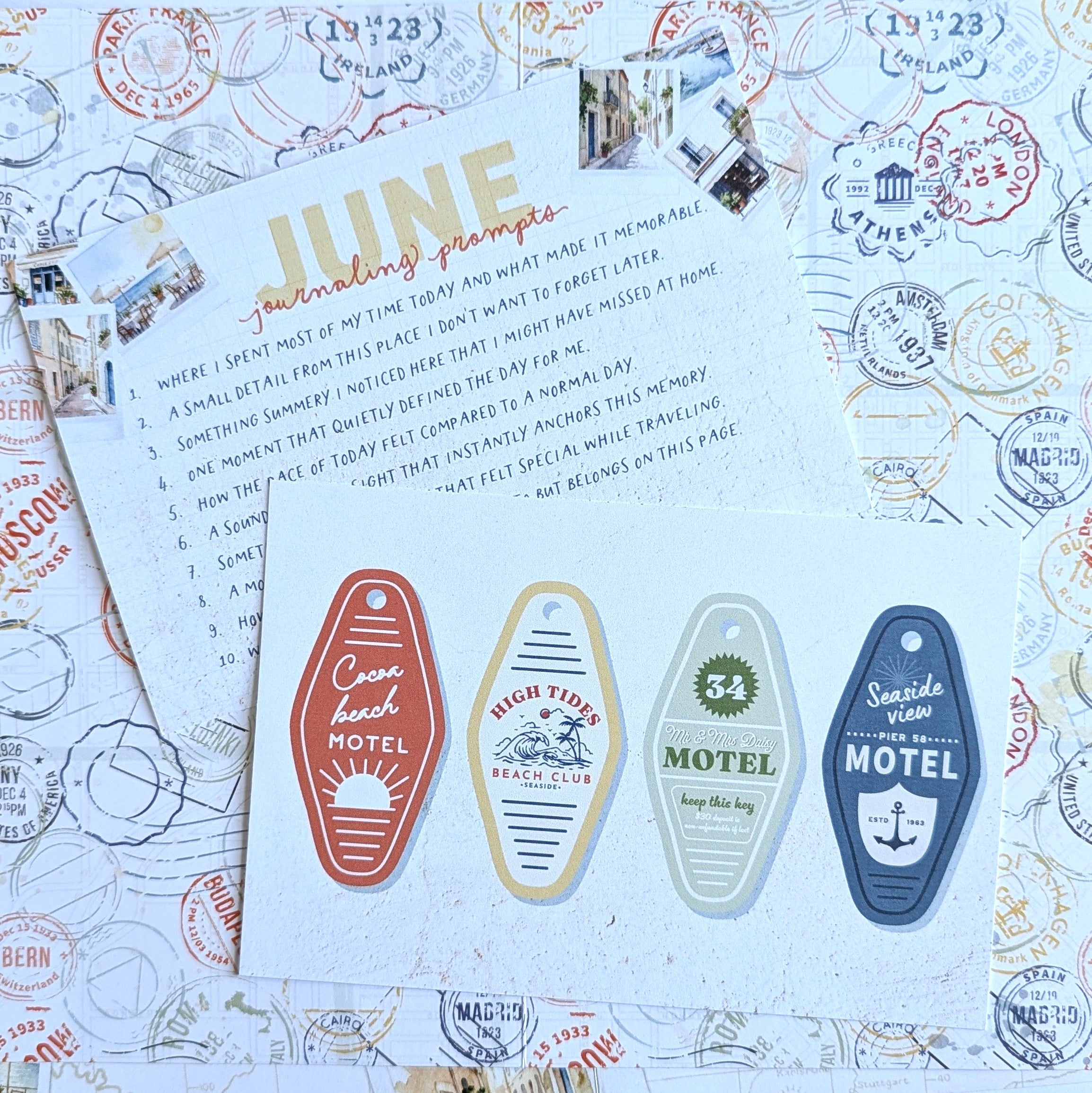 Summer Avenue Journaling Prompt Card - June 2026