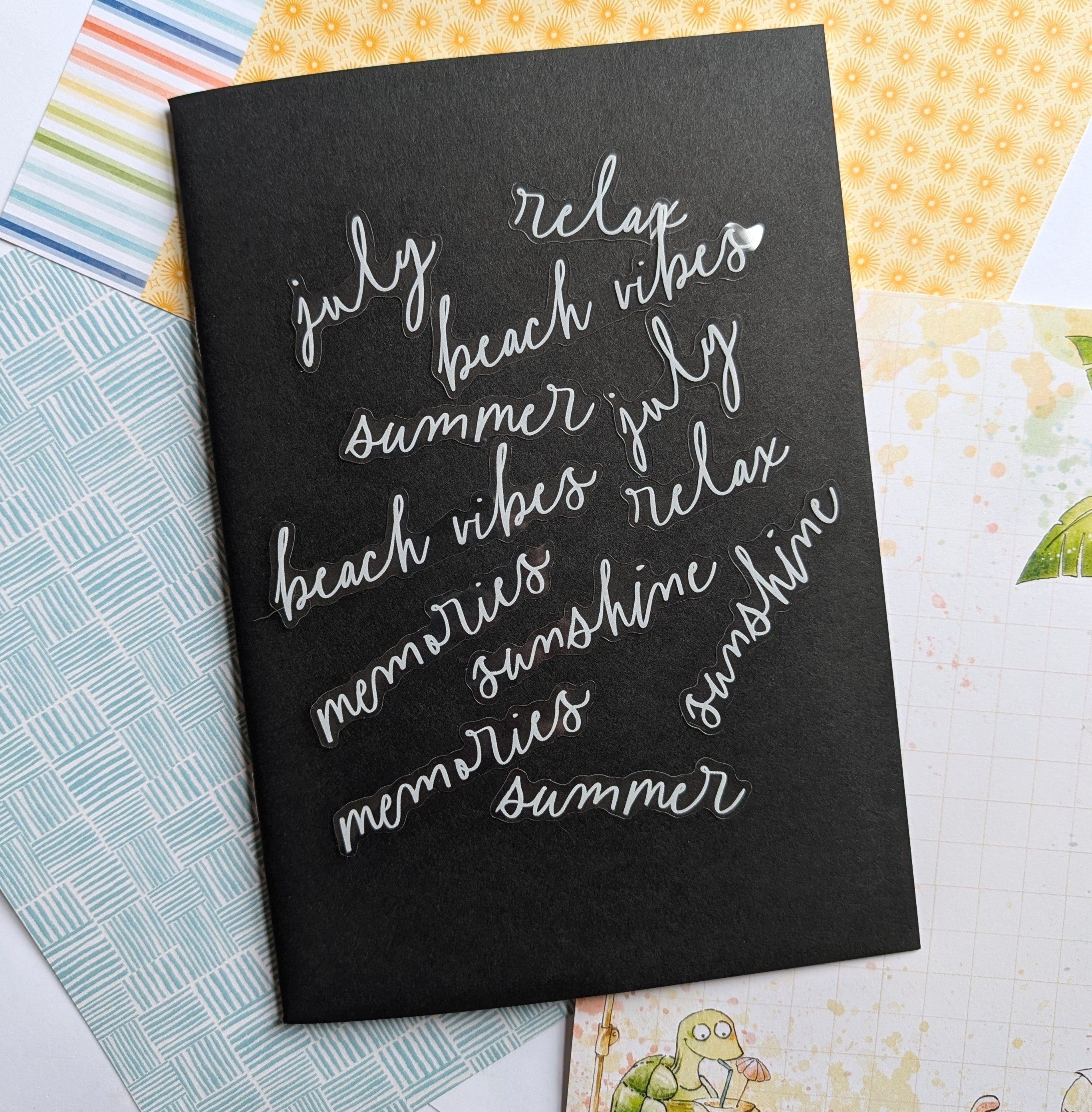 Coconut Cove Acrylic Summer Words Die Cuts - July 2026