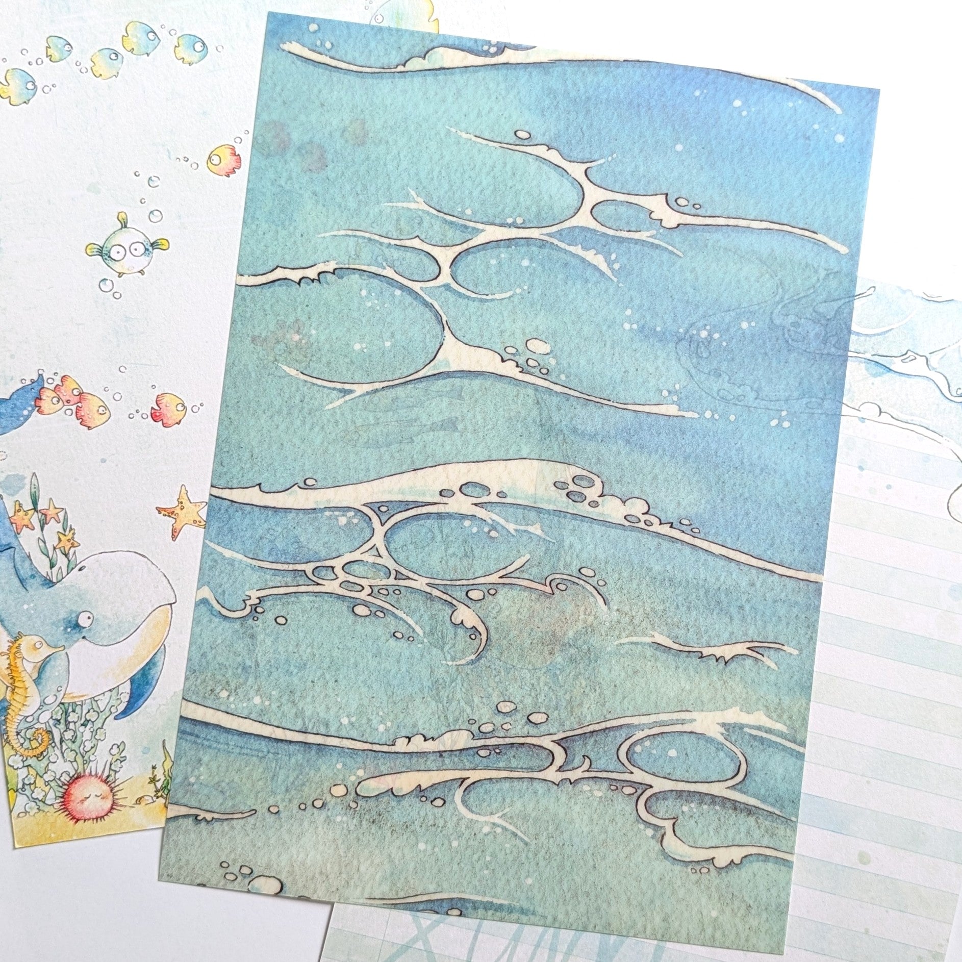 Coconut Cove "Waves" Stationery Kit Overlay - July 2026